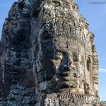 A statue at Bayon, Angkor