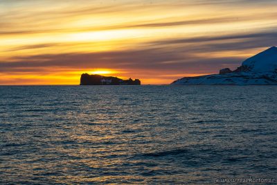 Sunset at Deception Island