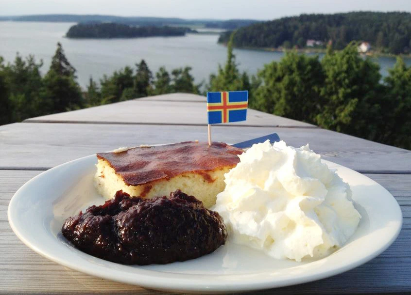 Ålandspannkaka, Åland