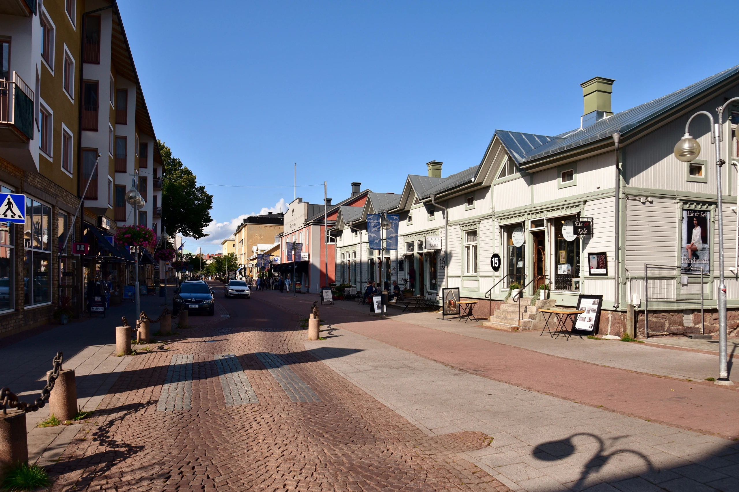 Torggatan i Mariehamn, Åland