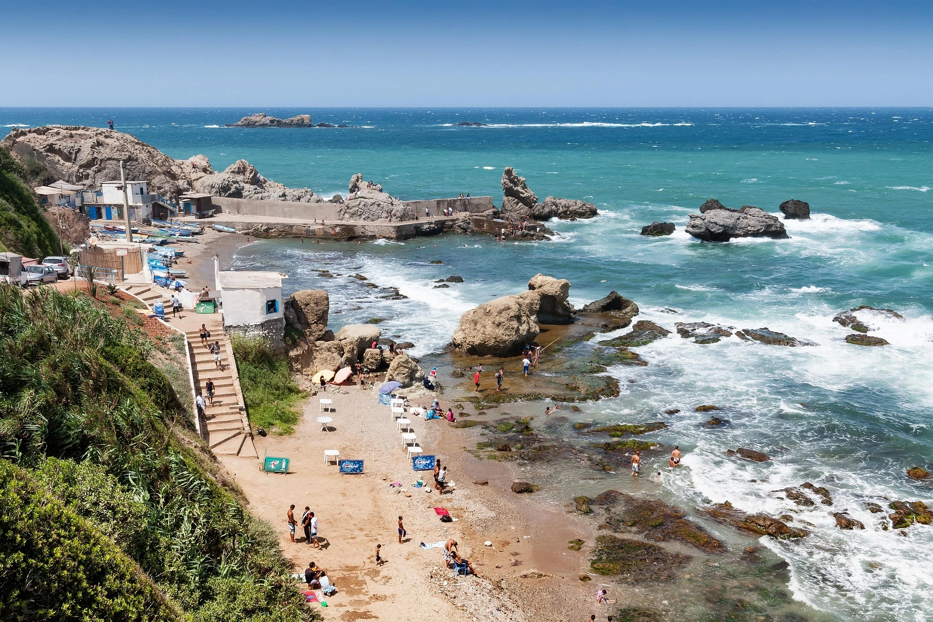 Ain-Taya vid Medelhavet, Algeriet