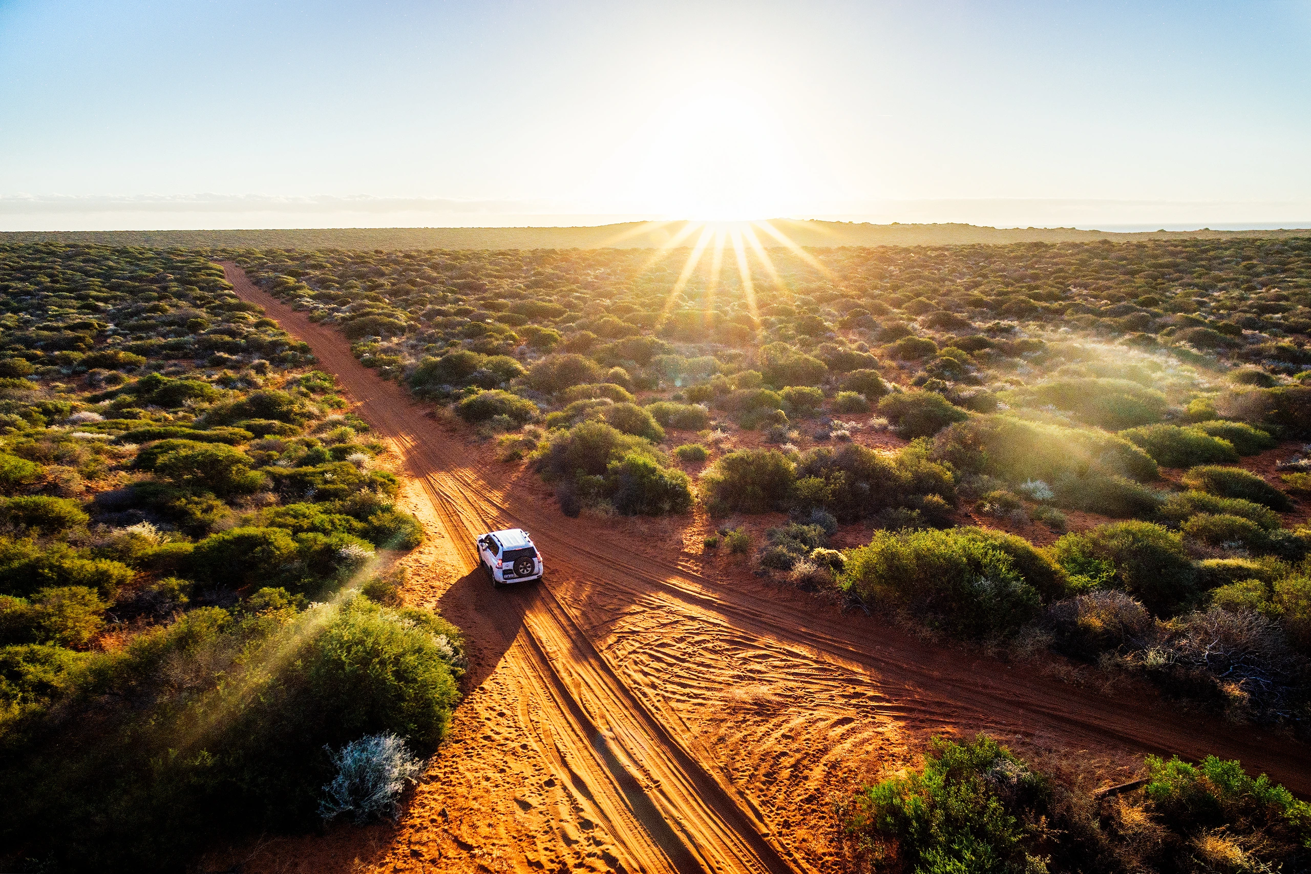 Off-road körning i västra Australien