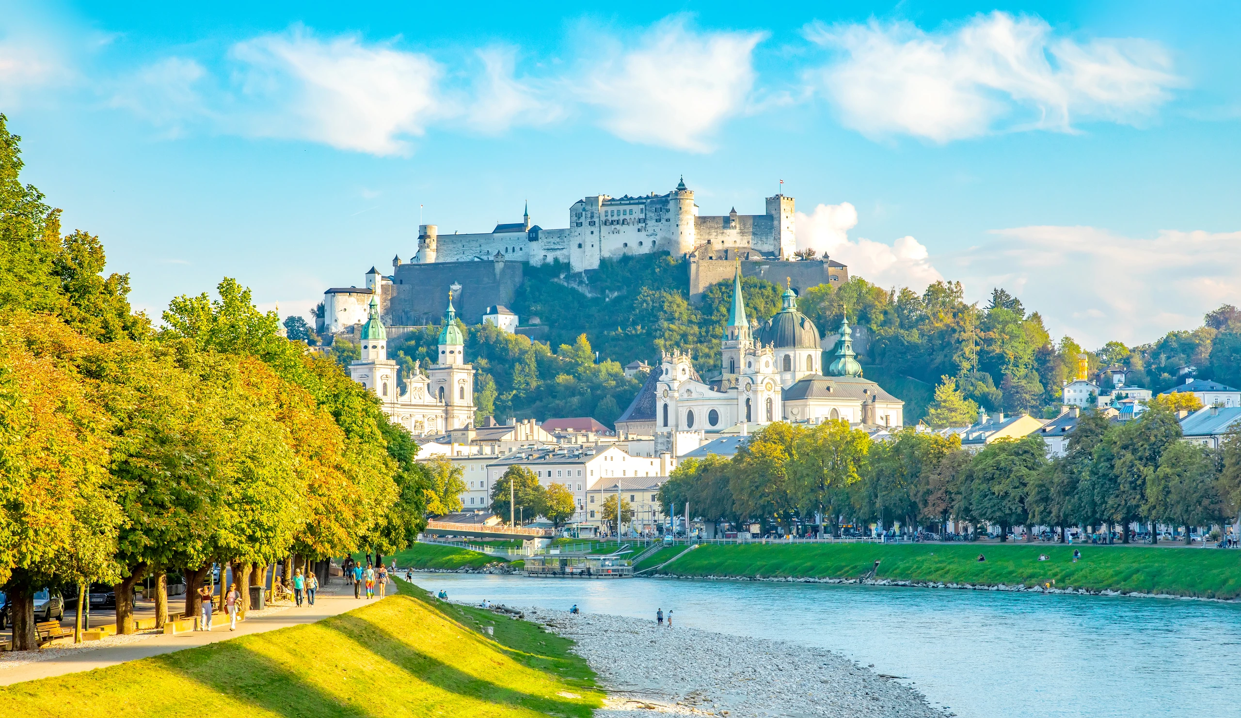 Salzburgs gamla stad och Hohensalzburgs slott, Österrike