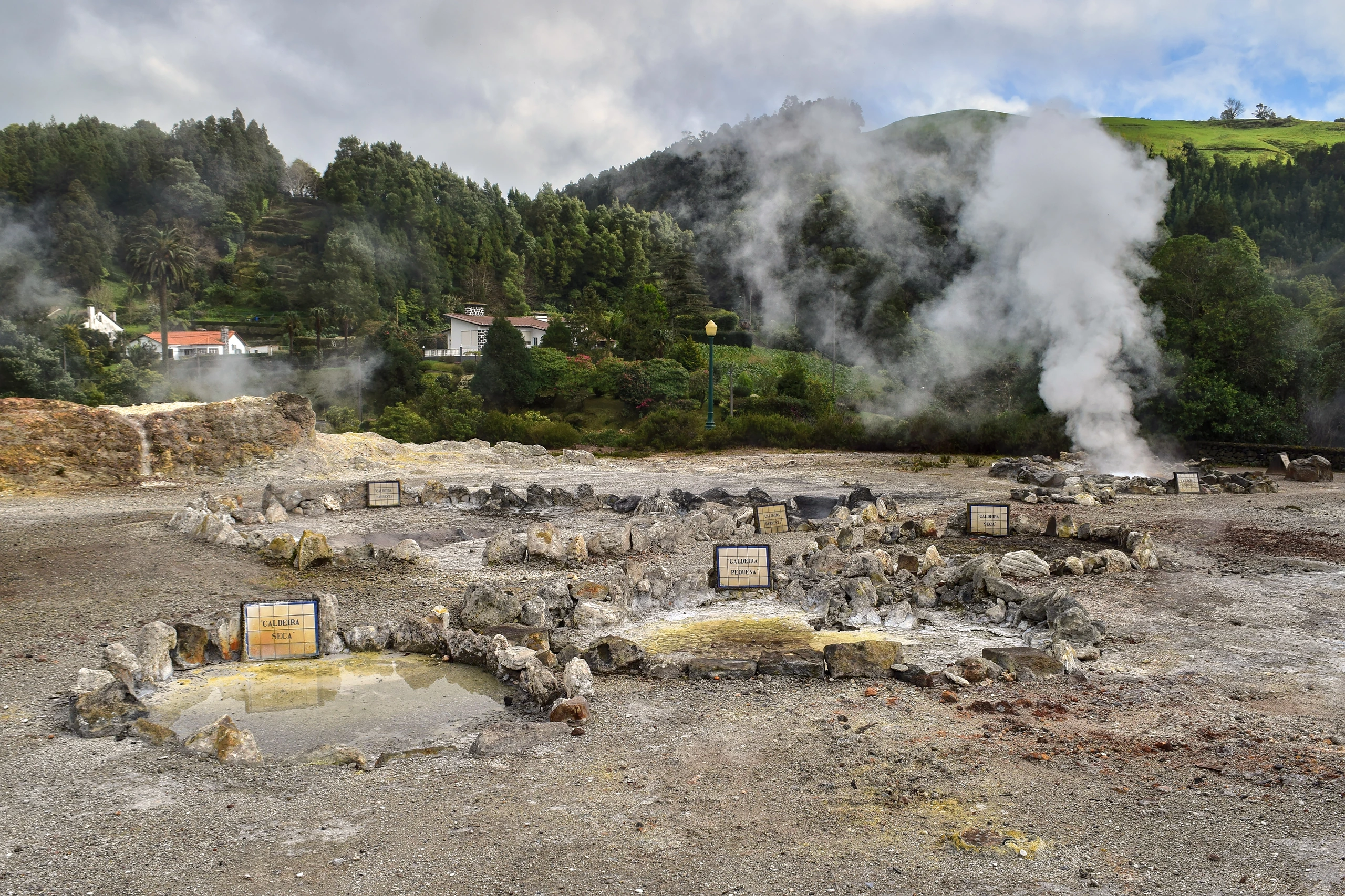 Caldeiras das Furnas, Azorerna