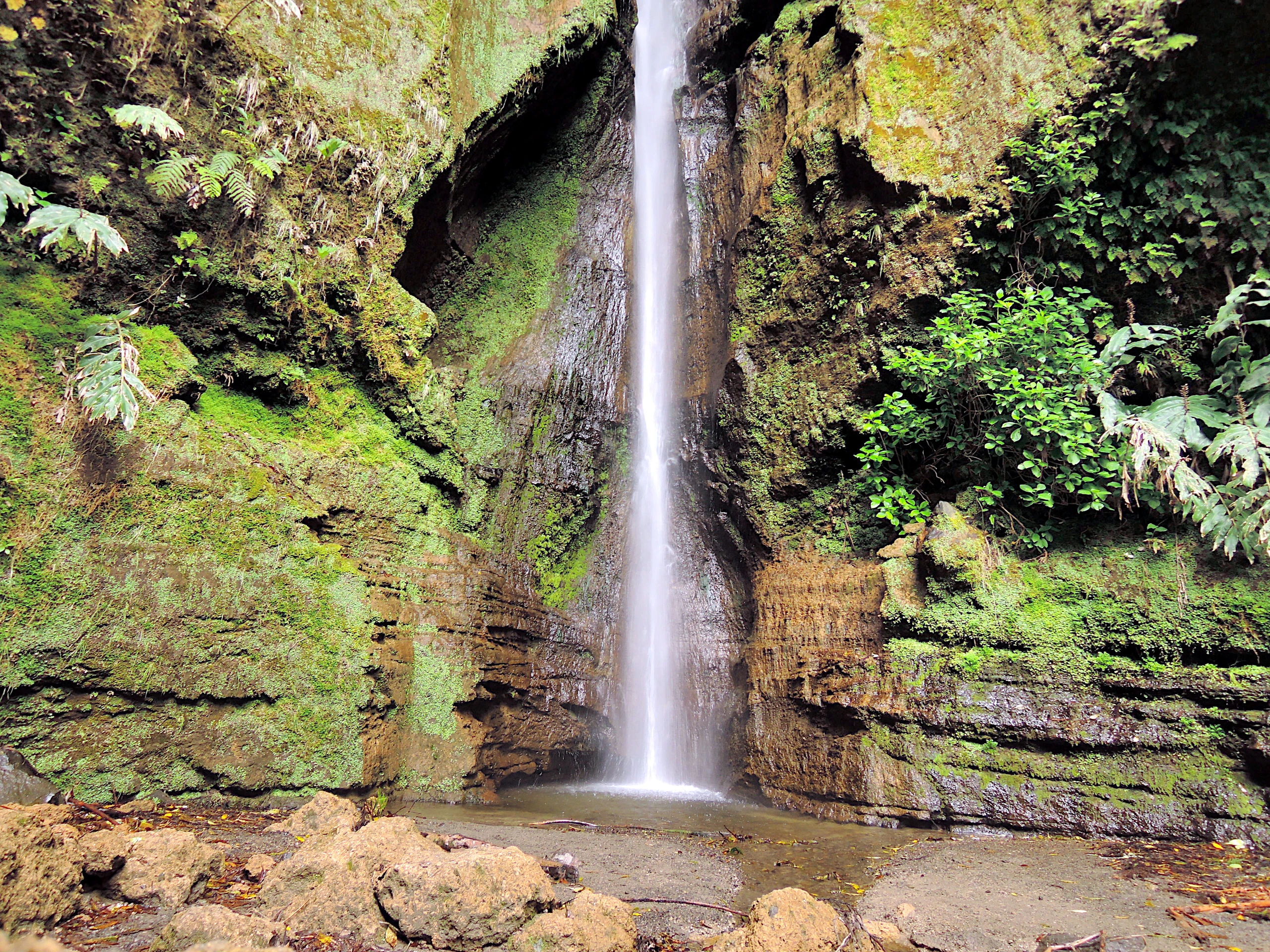 Salto do Rosal vattenfall i Furnas, Azorerna