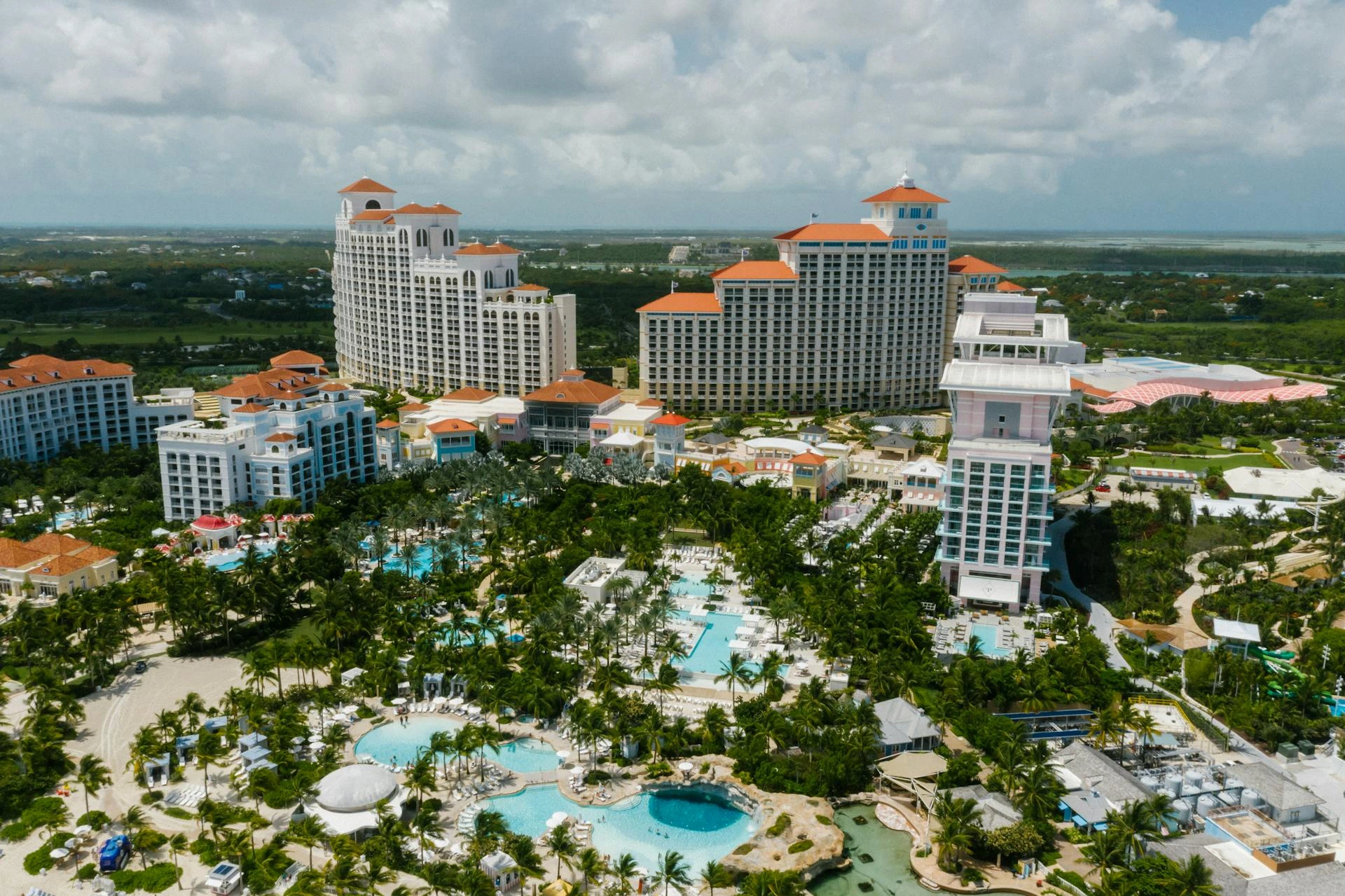 Flygfoto av Baha Mar Resort, Bahamas