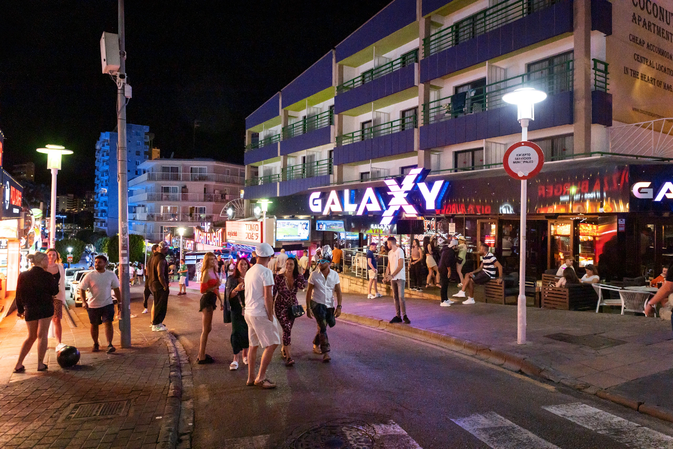 Magaluf strip på Mallorca, Baleariska öarna
