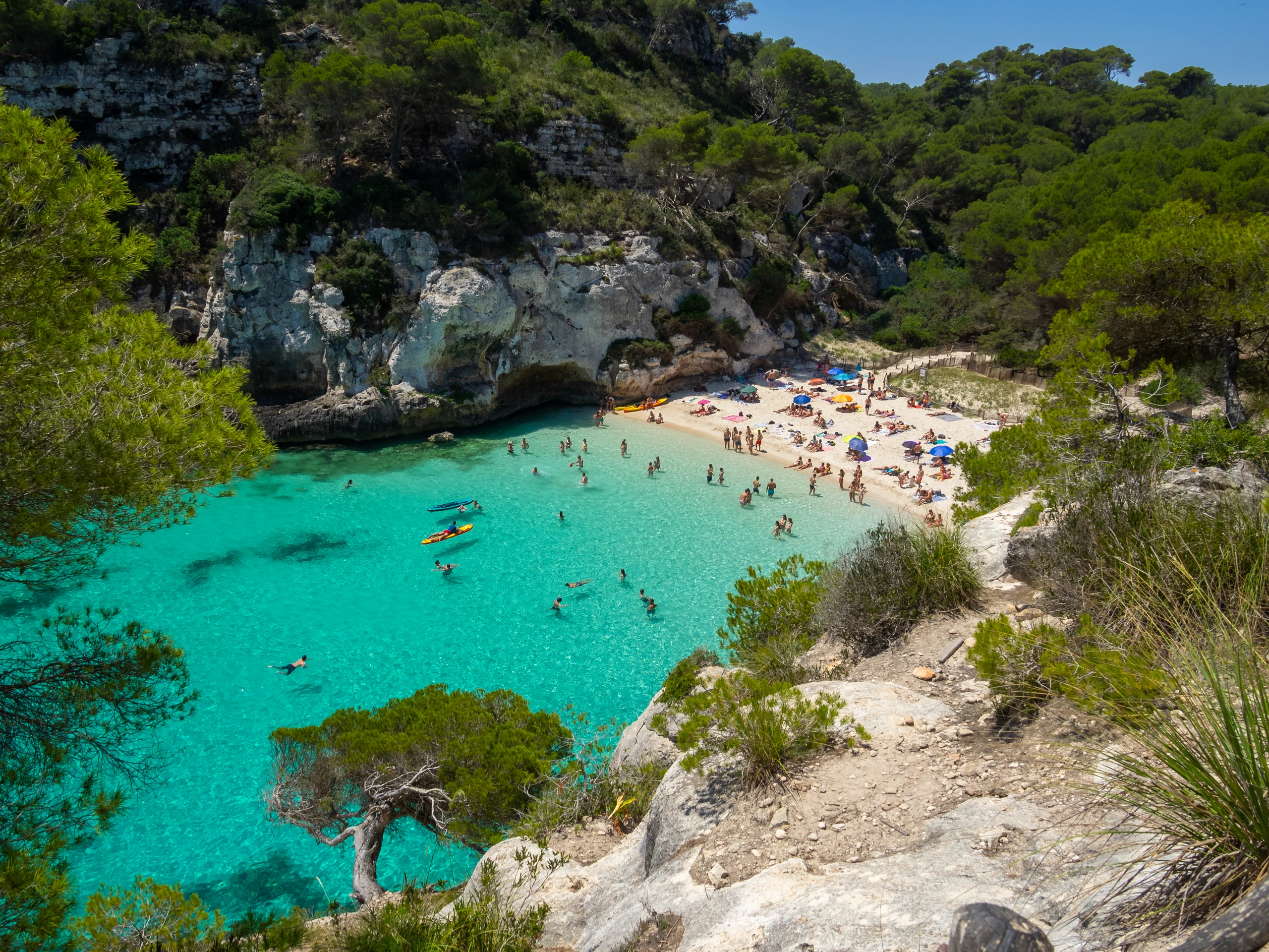 Cala Macarelleta, Balearerna, Baleariska öarna
