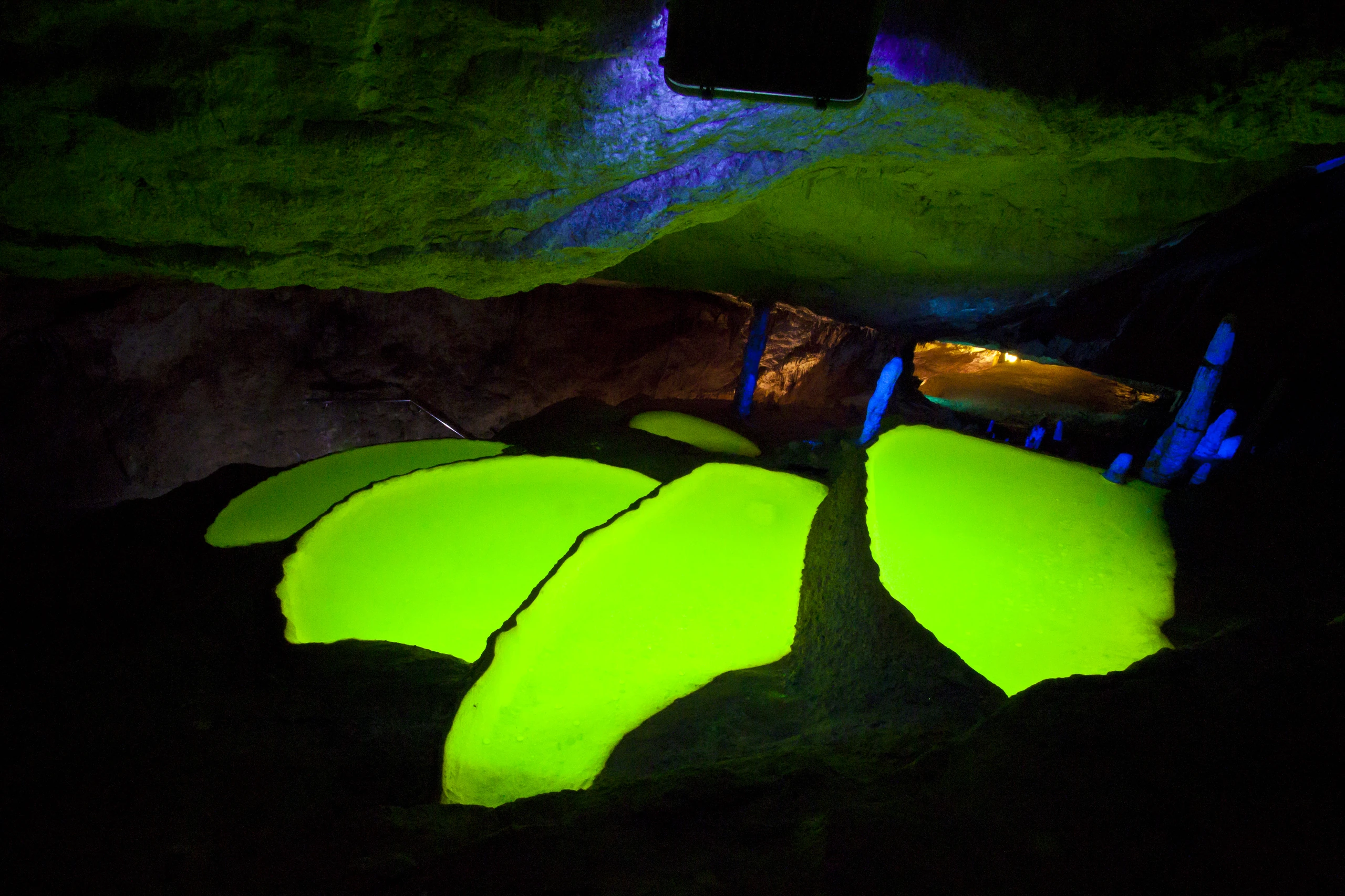 Green Cova De Can Marca, Balearerna, Baleariska öarna