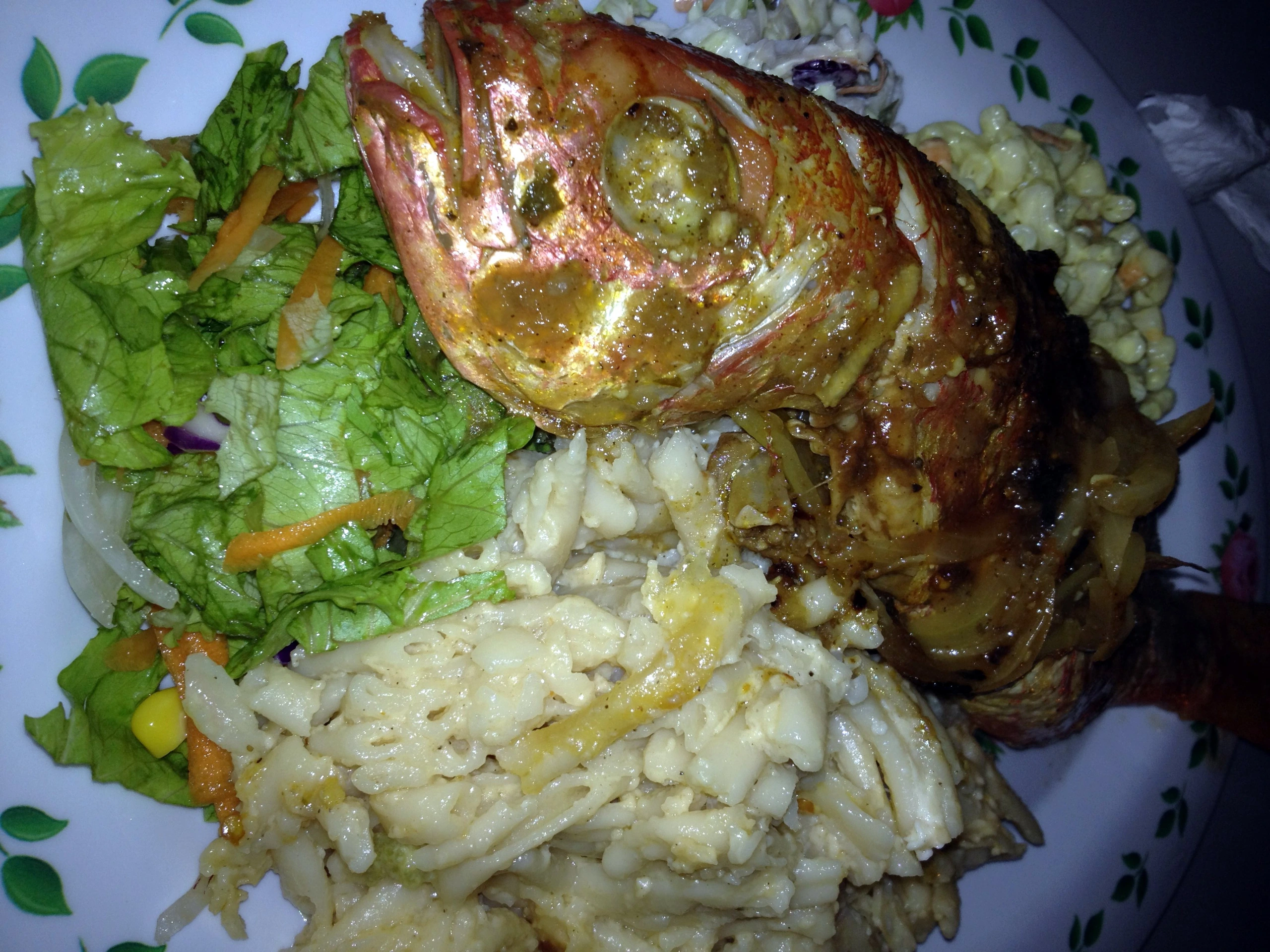 Röd snapper är en populär fisk i det barbadiska köket, Barbados