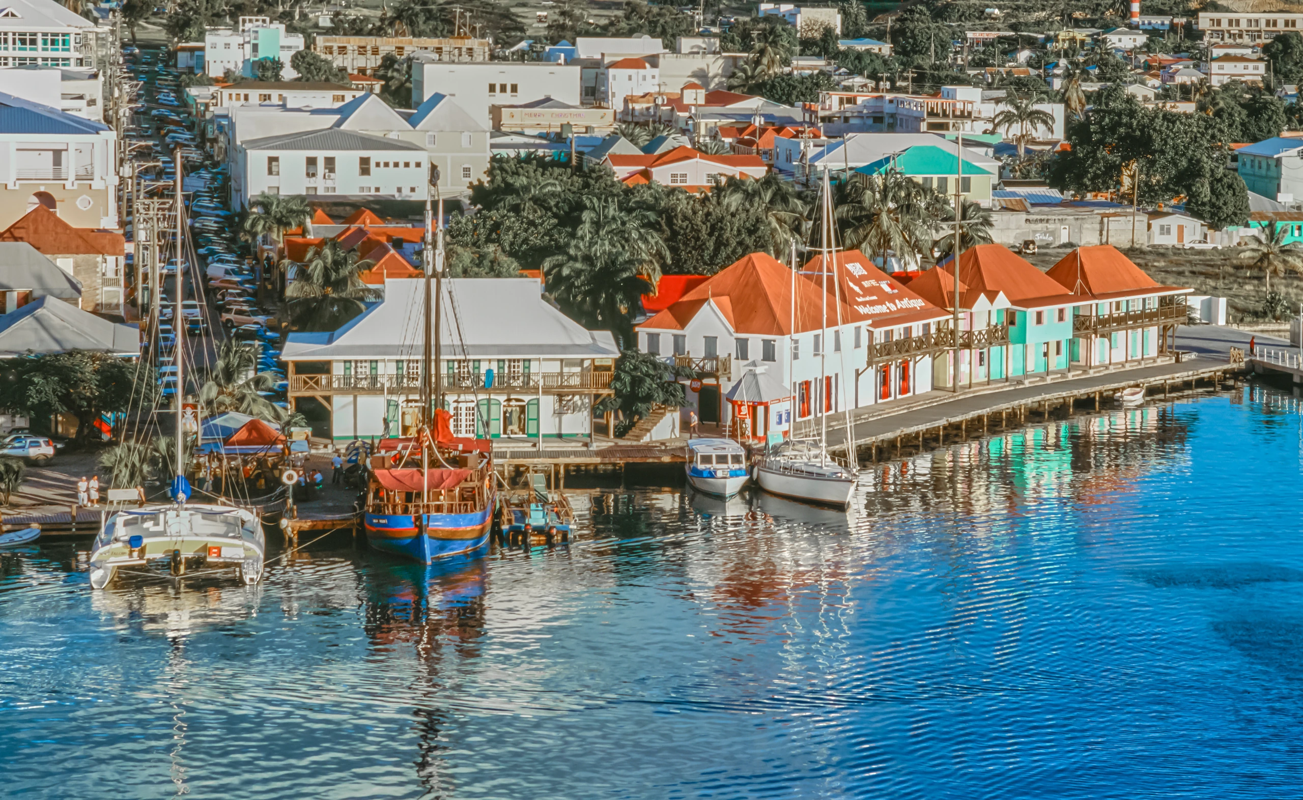 Vy över Bridgetown, Barbados