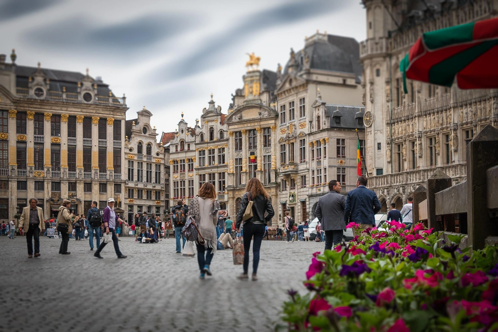 Stora torget i Bryssel, Belgien
