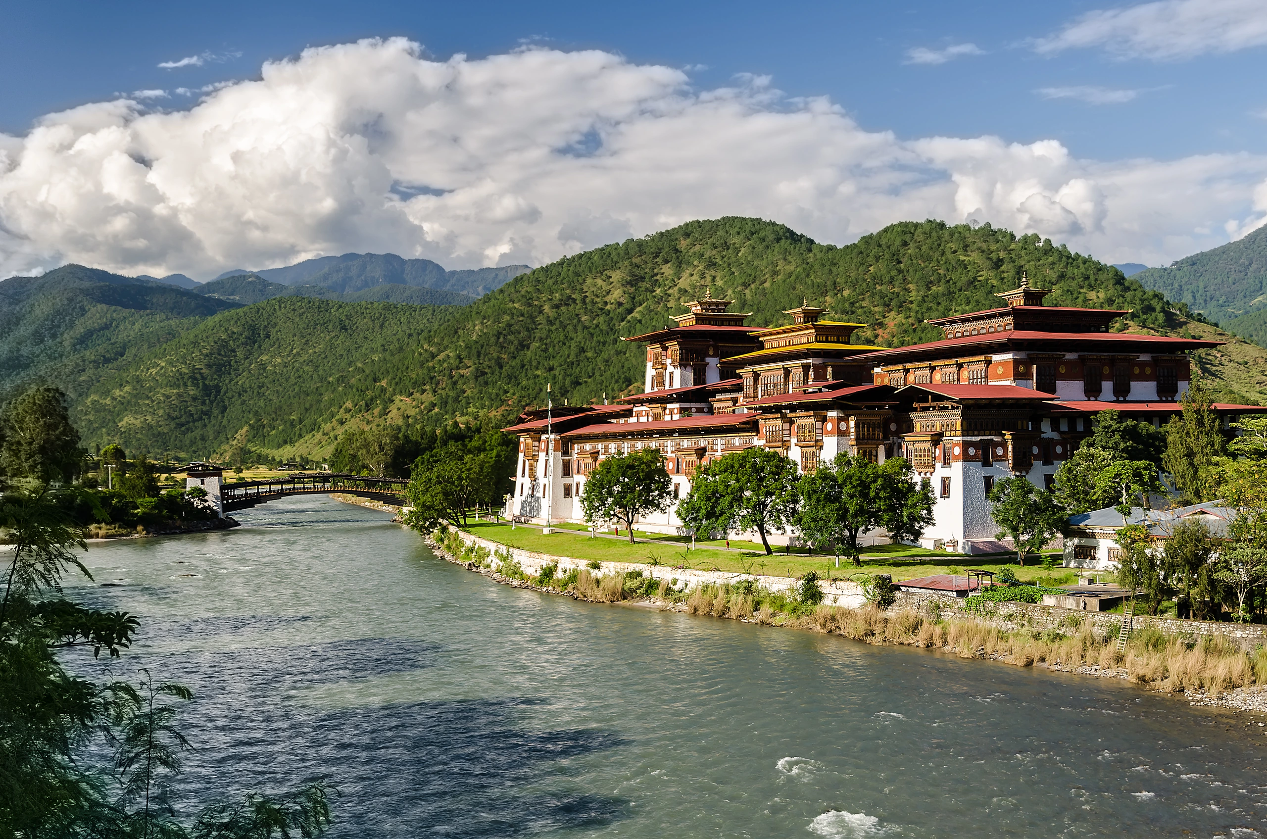 Punakha Dzong i Bhutan