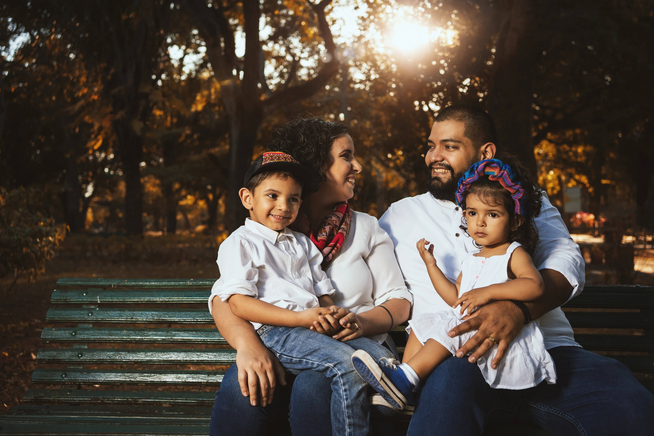 Familj i Bolivia