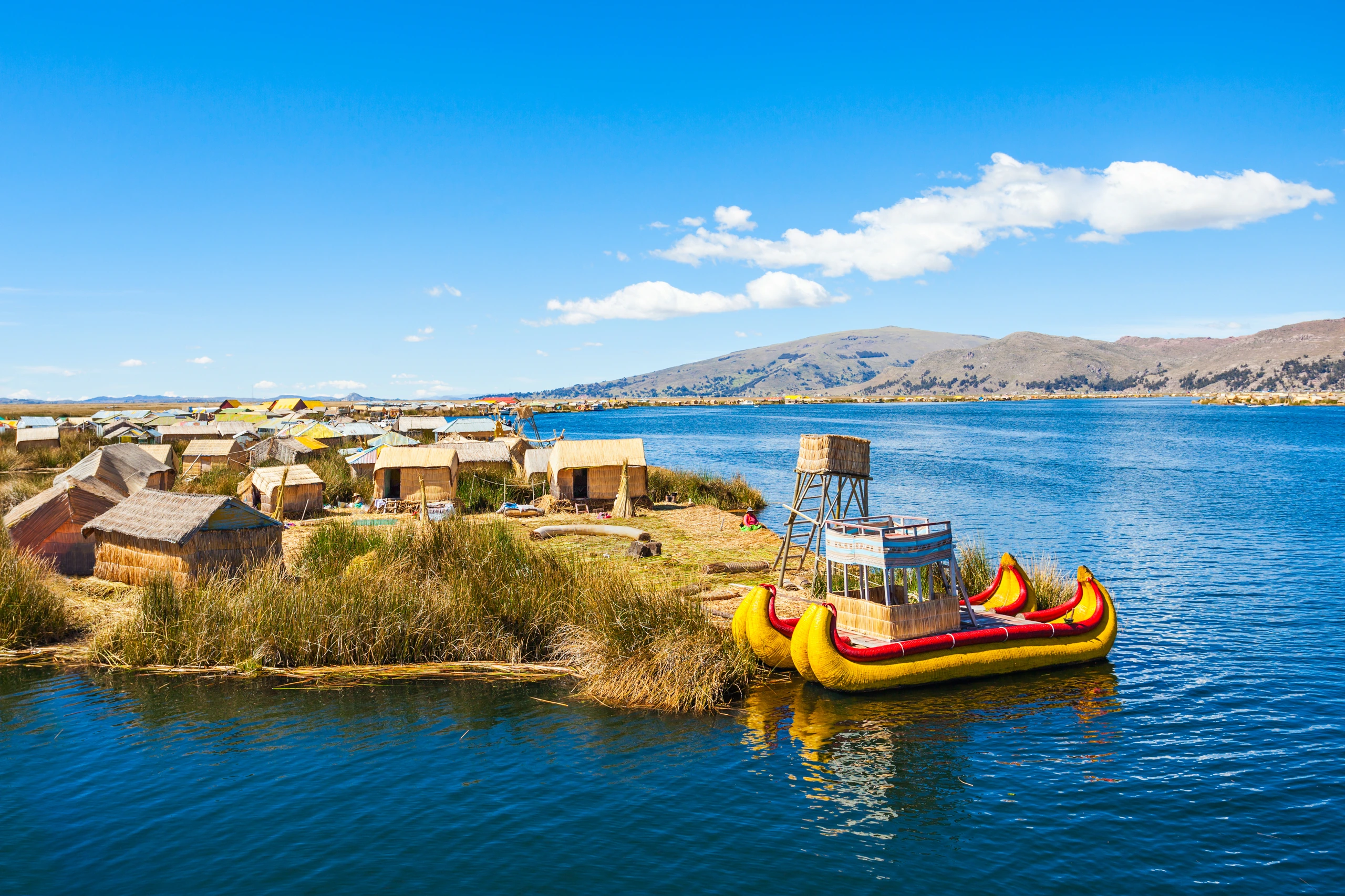 Titicaca-sjön i Bolivia