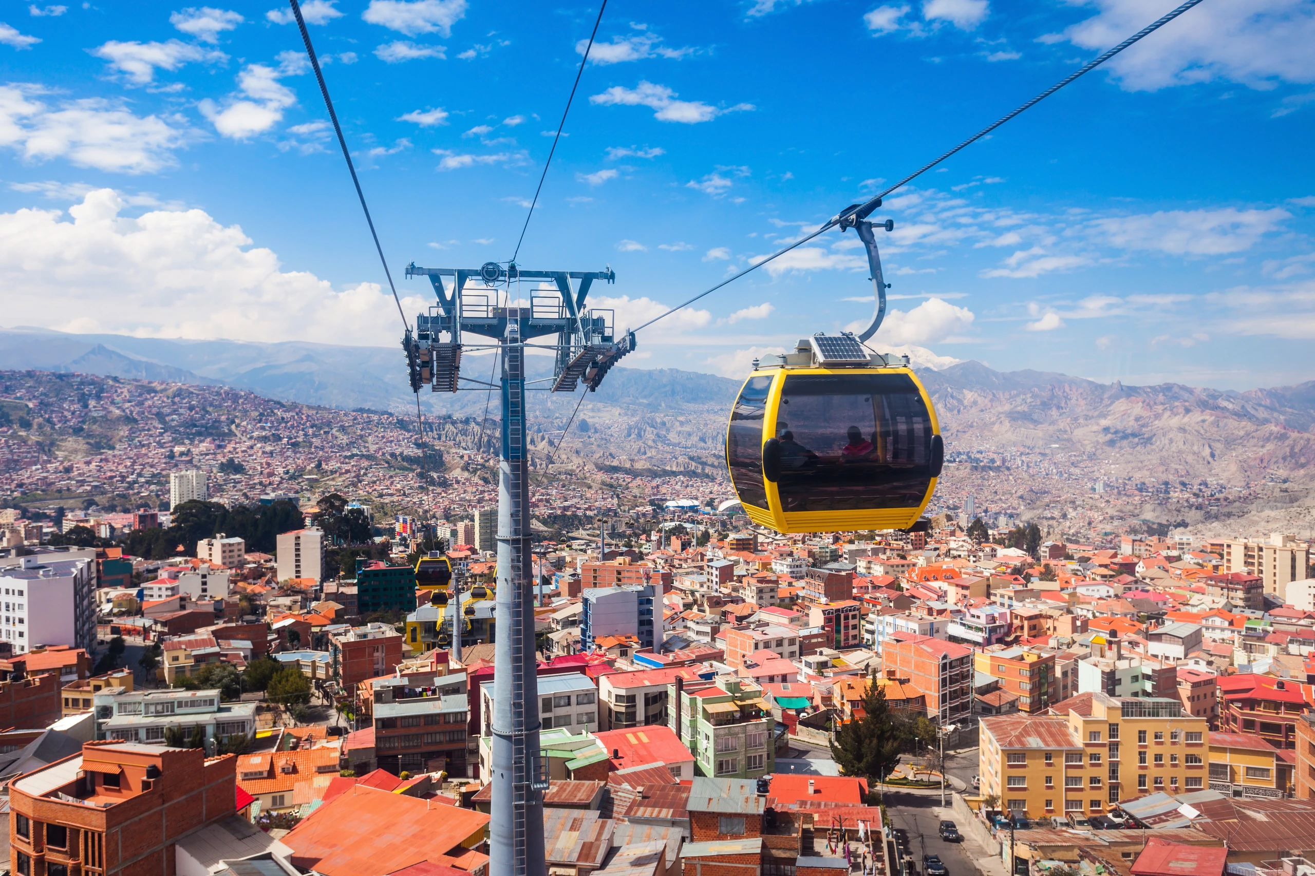 Linbana i La Paz, Bolivia