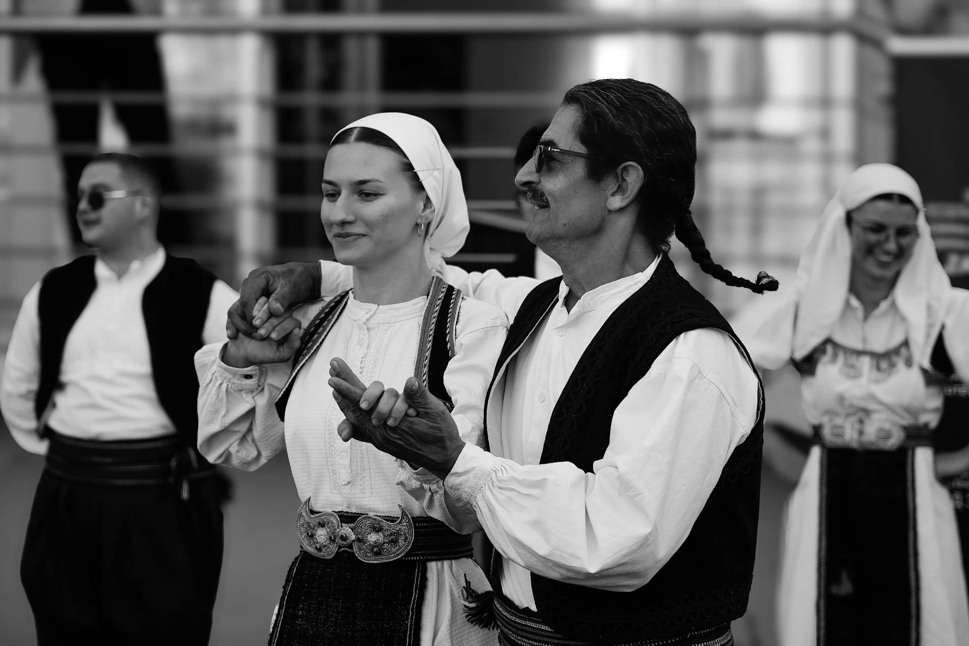 Traditionell dans i Sarajevo, Bosnien och Hercegovina