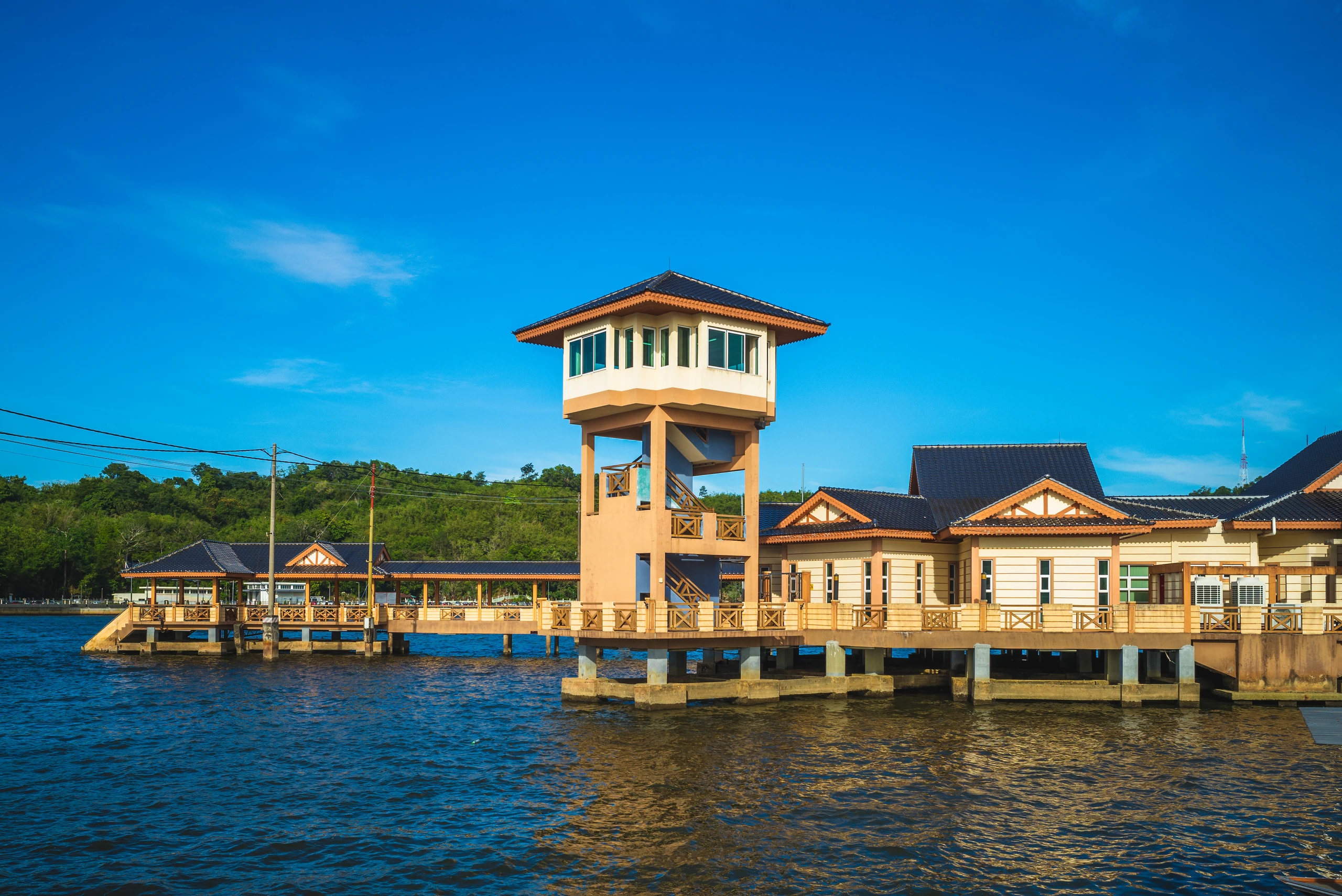 Landskap av Kampong Ayer, Brunei