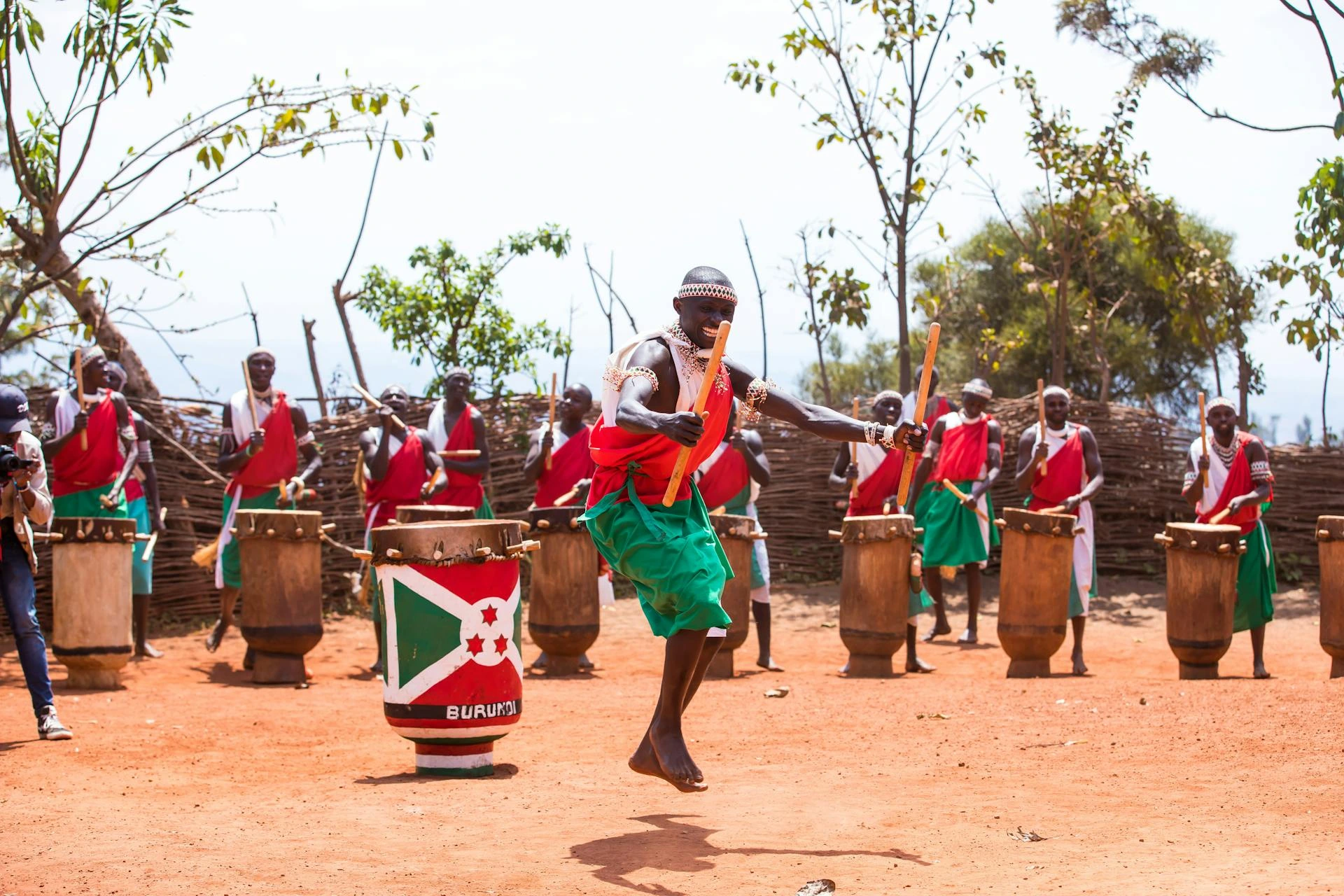 Traditionell festival i Burundi