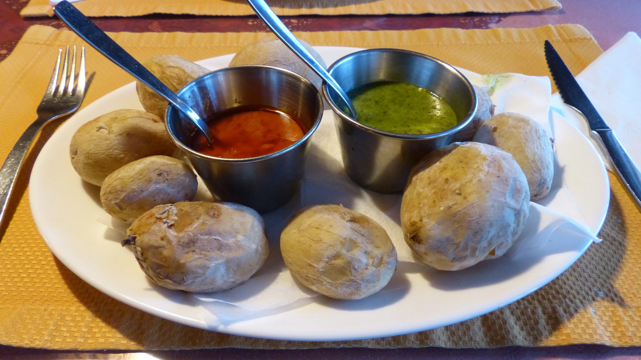 Wrinkled potatoes på Kanarieöarna