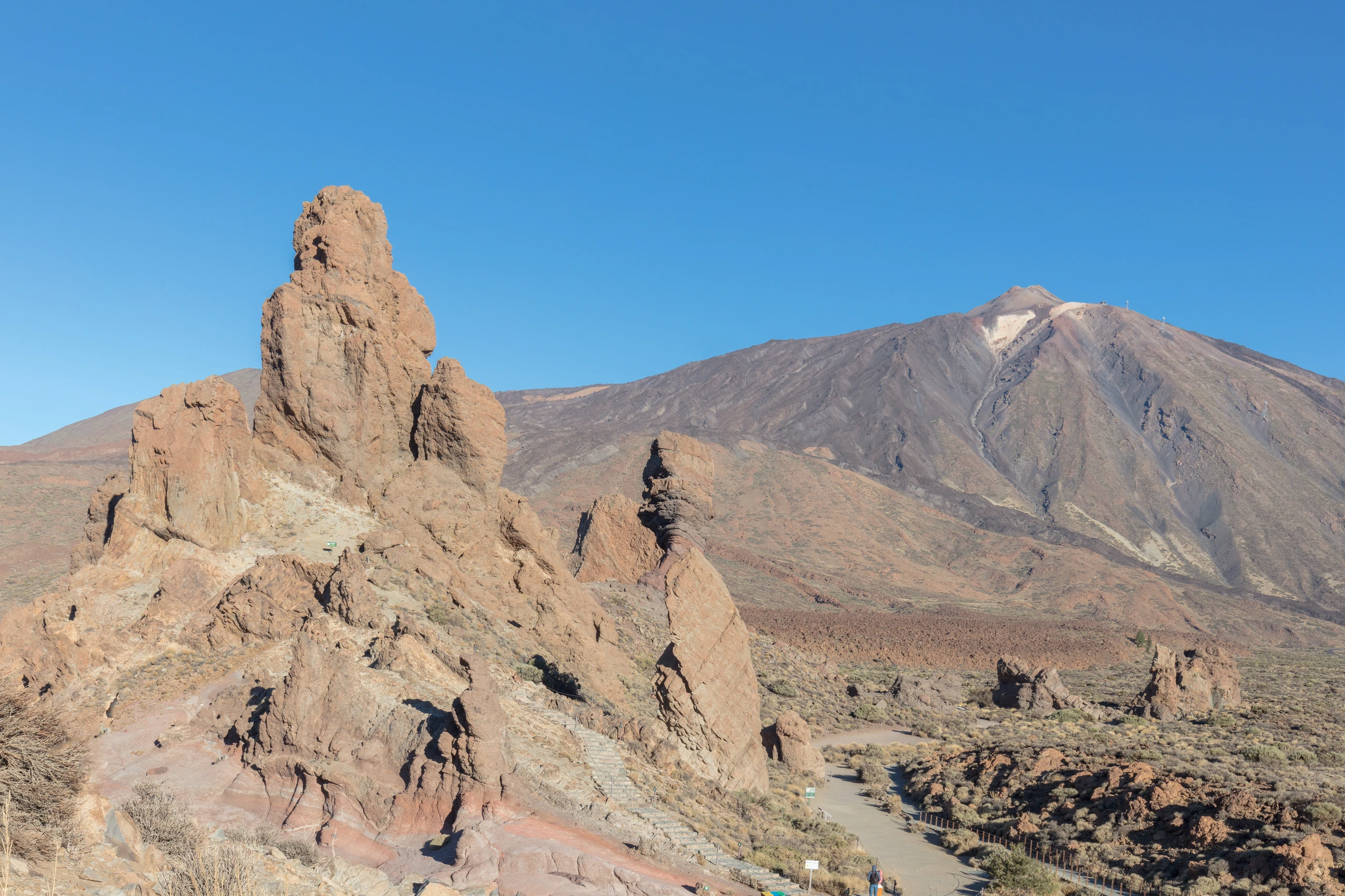 Teide och roques de García, Teneriffa, Kanarieöarna