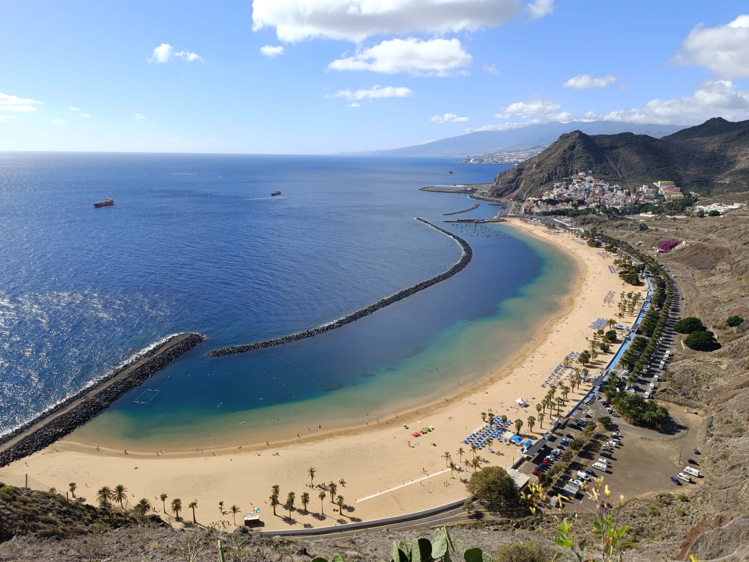 Playa de Las Teresitas, Tenerife, Kanarieöarna