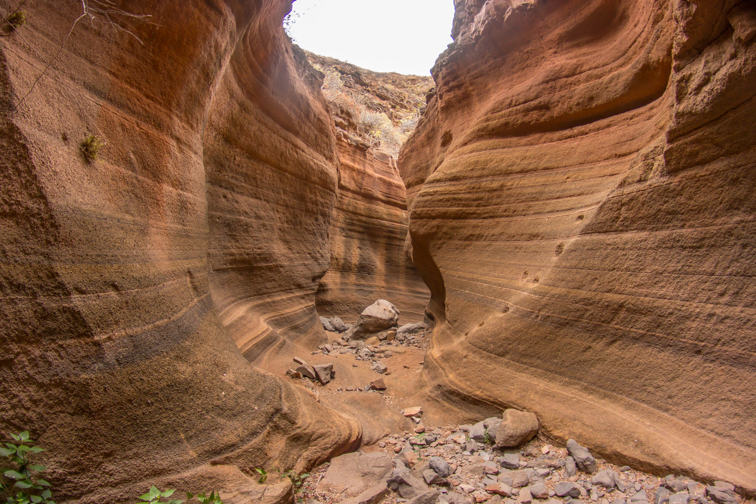 Stenar i Barranco Las Vacas, Gran Canaria, Kanarieöarna