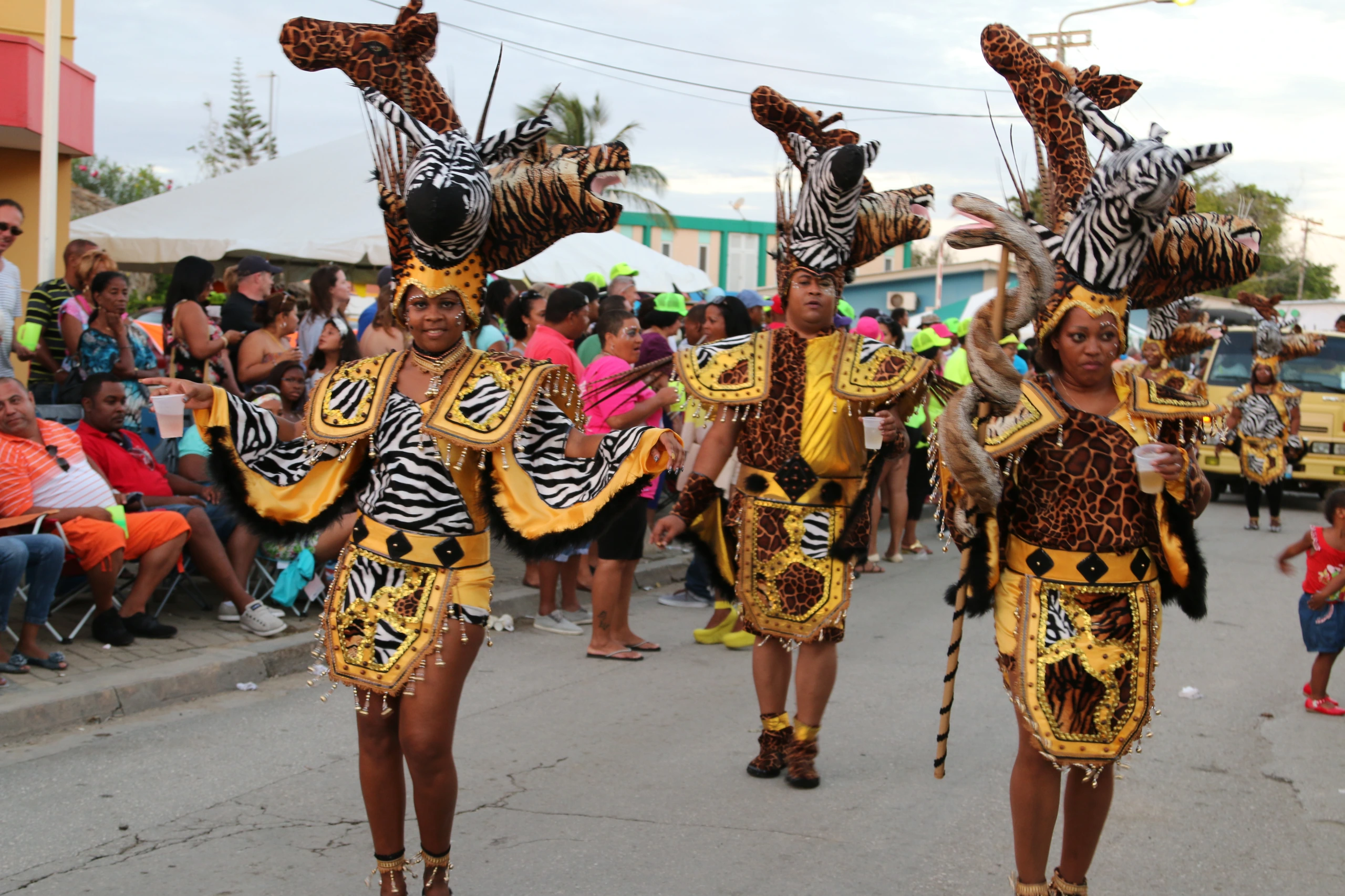 Bonaire karnaval, costum safari, Bonaire, Sint Eustatius och Saba