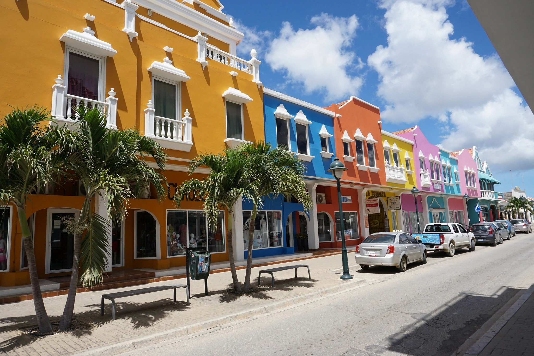 Kralendijk, byggnader och stadskärna, Bonaire, Sint Eustatius och Saba