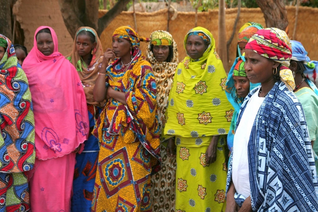 Peul-kvinnor i Paoua, Centralafrikanska republiken