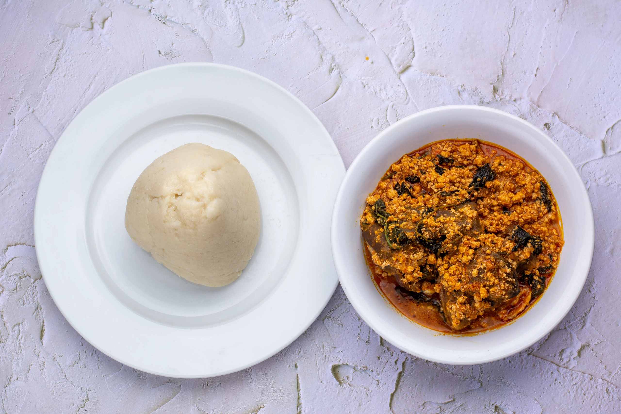 Egusi soup med fufu, Centralafrikanska republiken