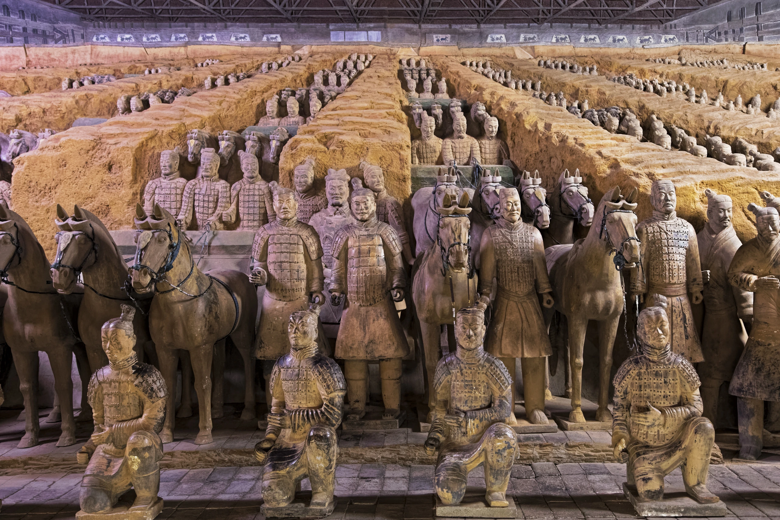 Terrakottaarmén i Xi'an, Kina