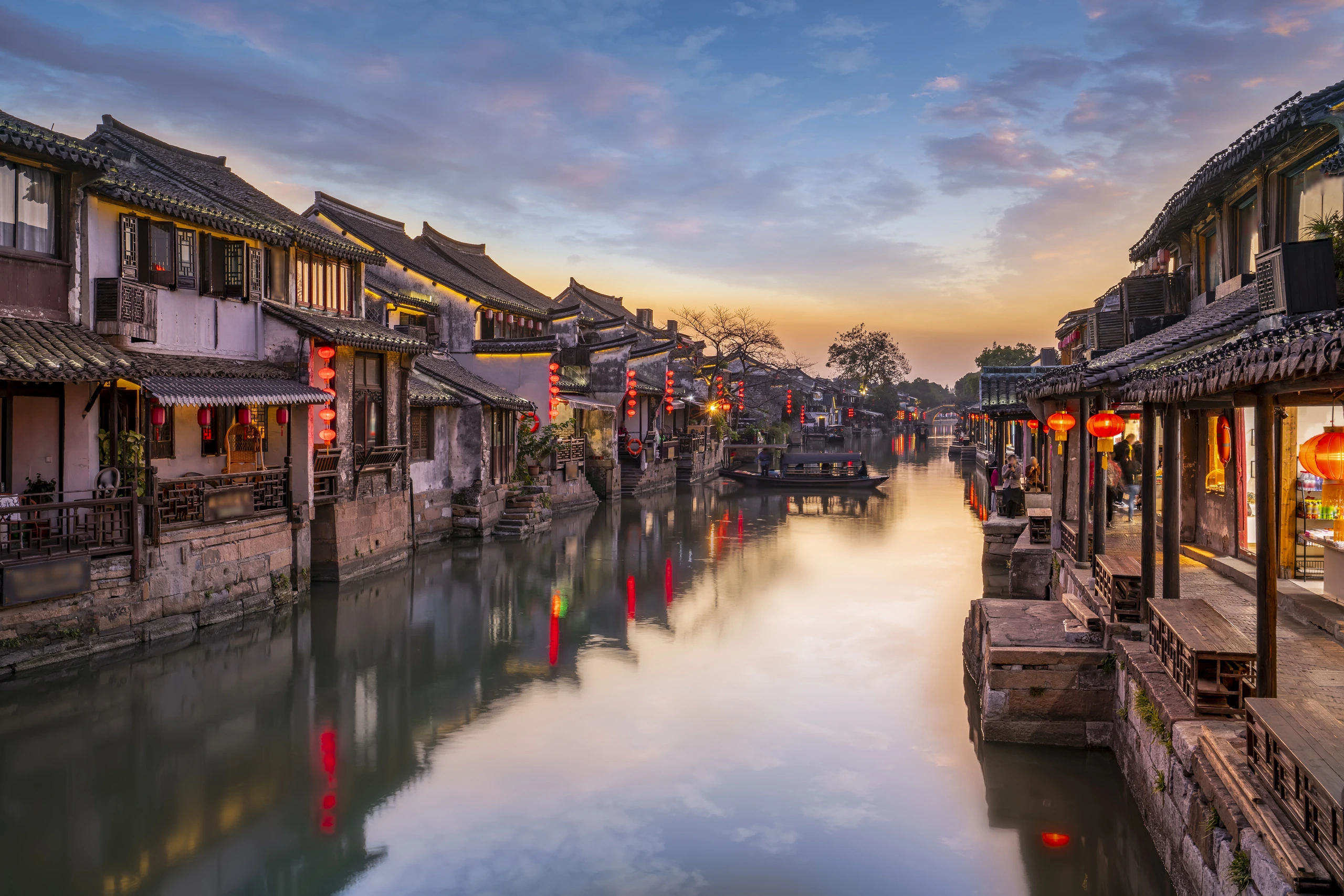 Xitang, gammal stad i Jiangnan, Kina