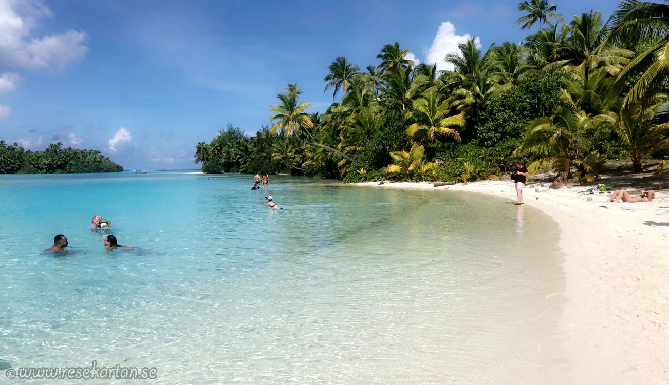One Foot Island Beach, Aitutaki, Cooköarna
