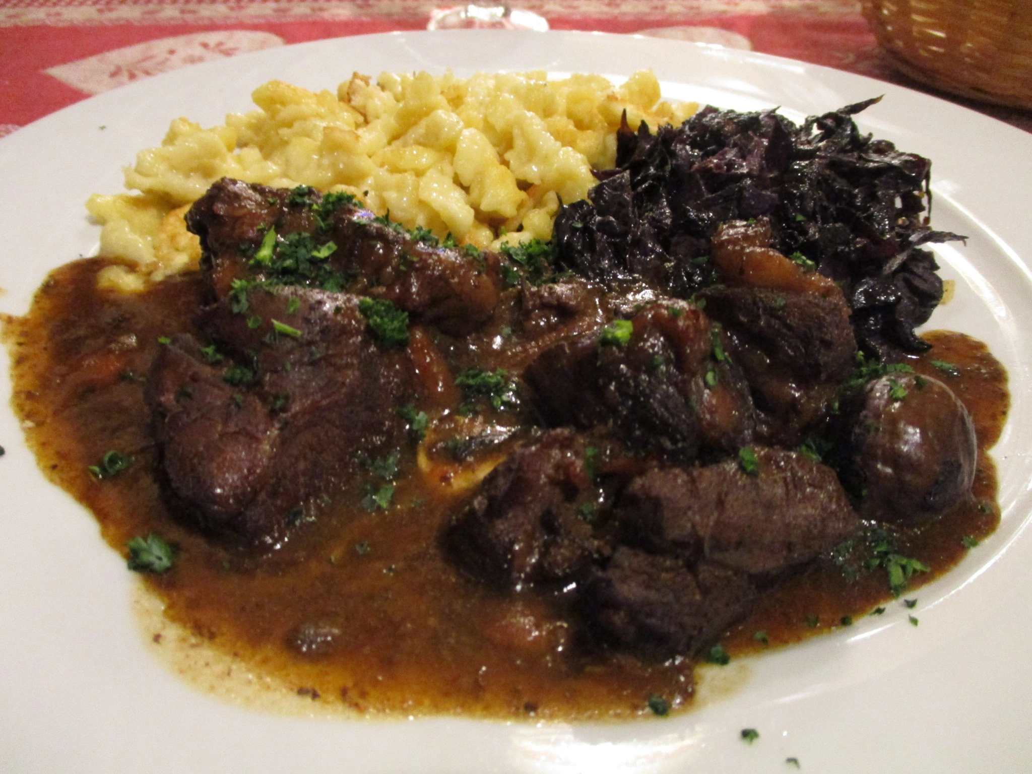 Civet de sanglier på Korsika