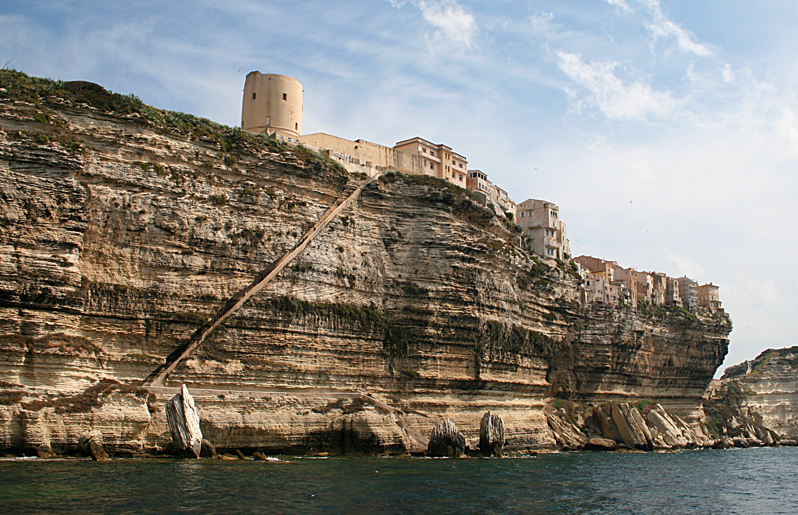 Falaises et Escalier du roi d'Aragon, Bonifacio, Korsika