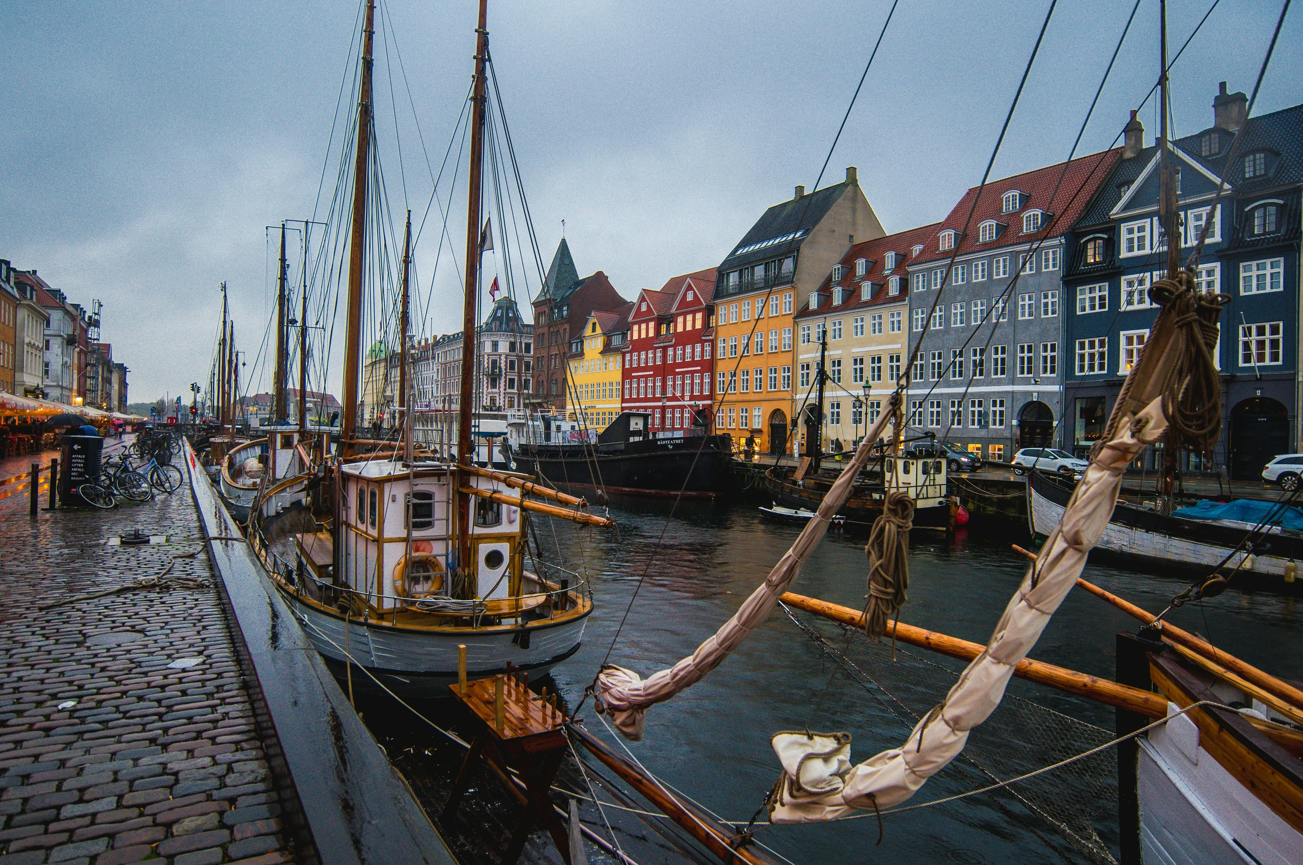 Båtar i dagsljus i Danmark