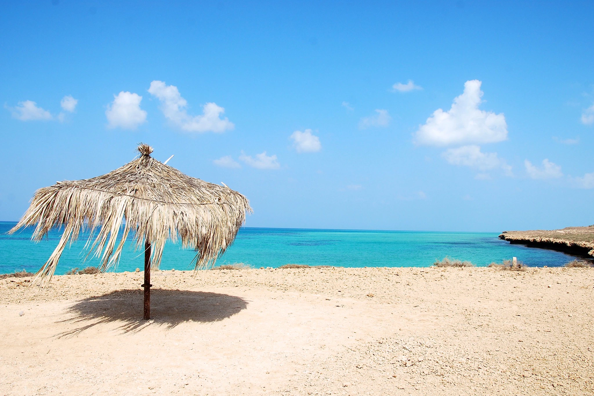 Stranden på Moucha Island, Djibouti