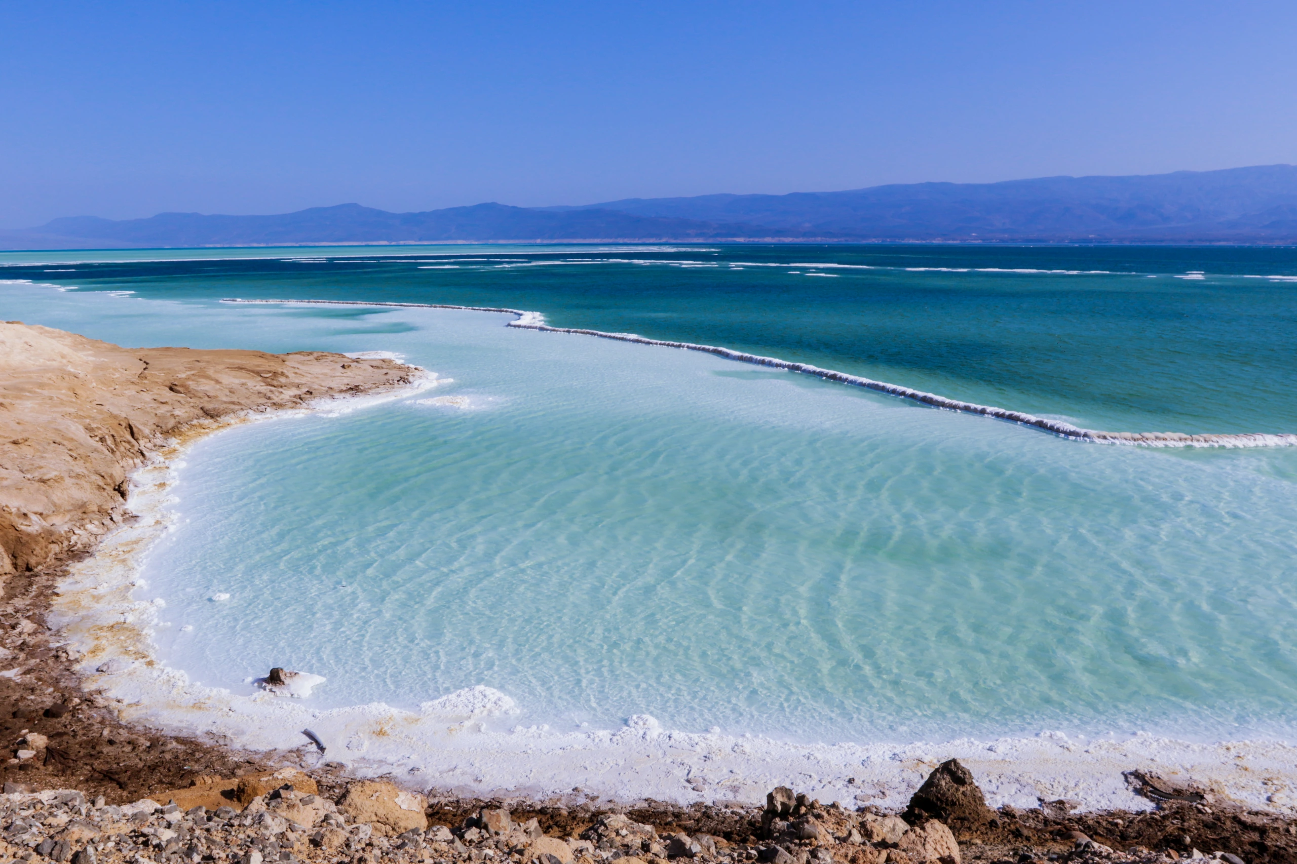 Utsikt över sjön Assal, Djibouti