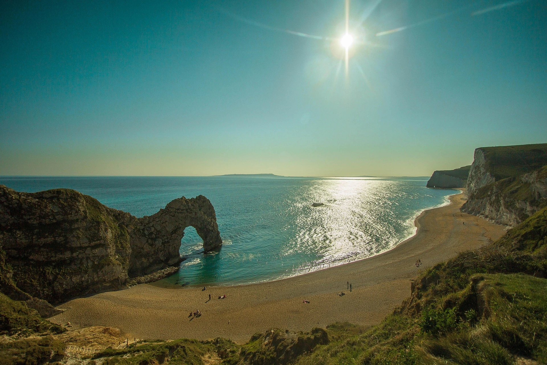Durdle Door, kalkstensvalv i England