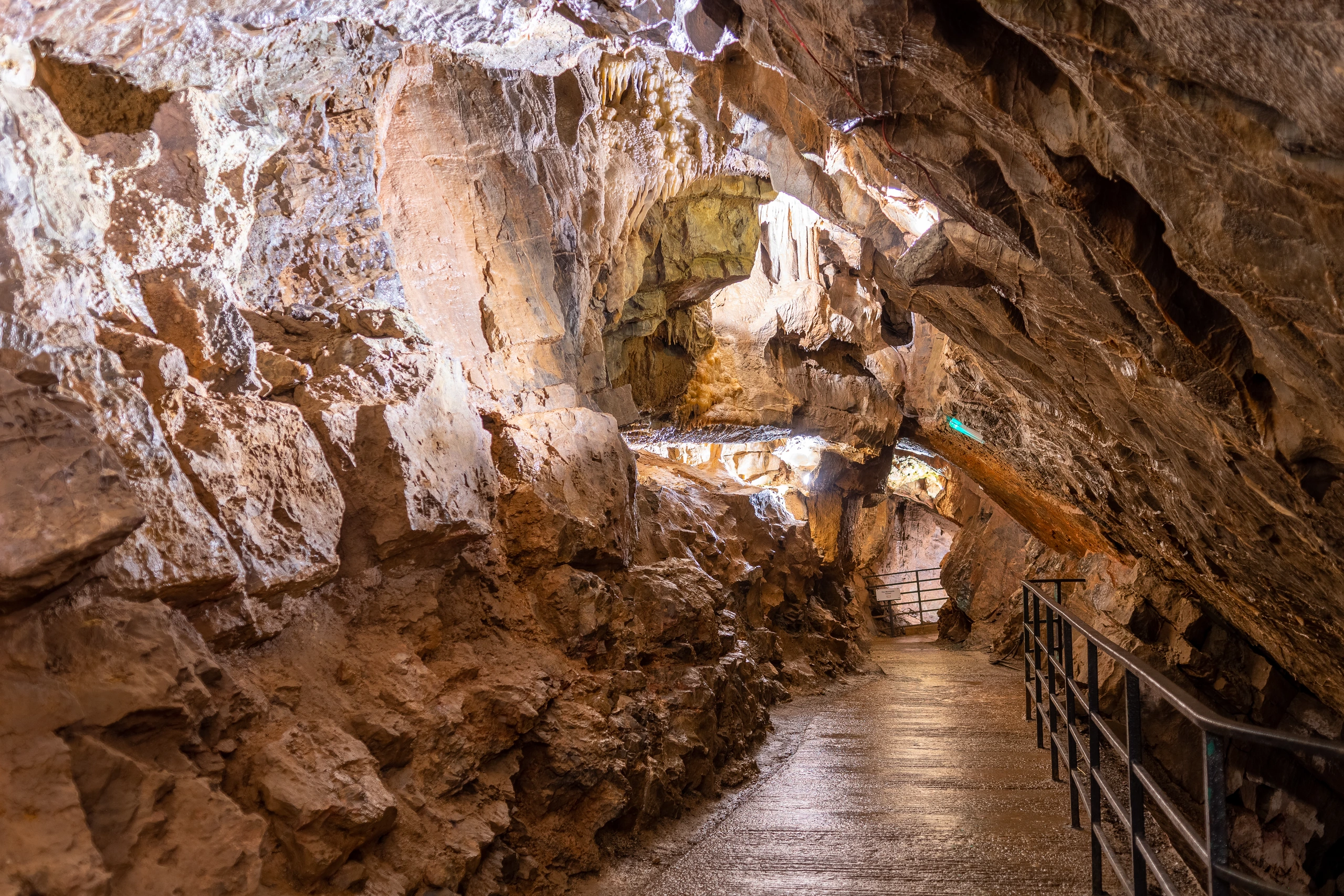 Gough's Cave i Cheddar, England