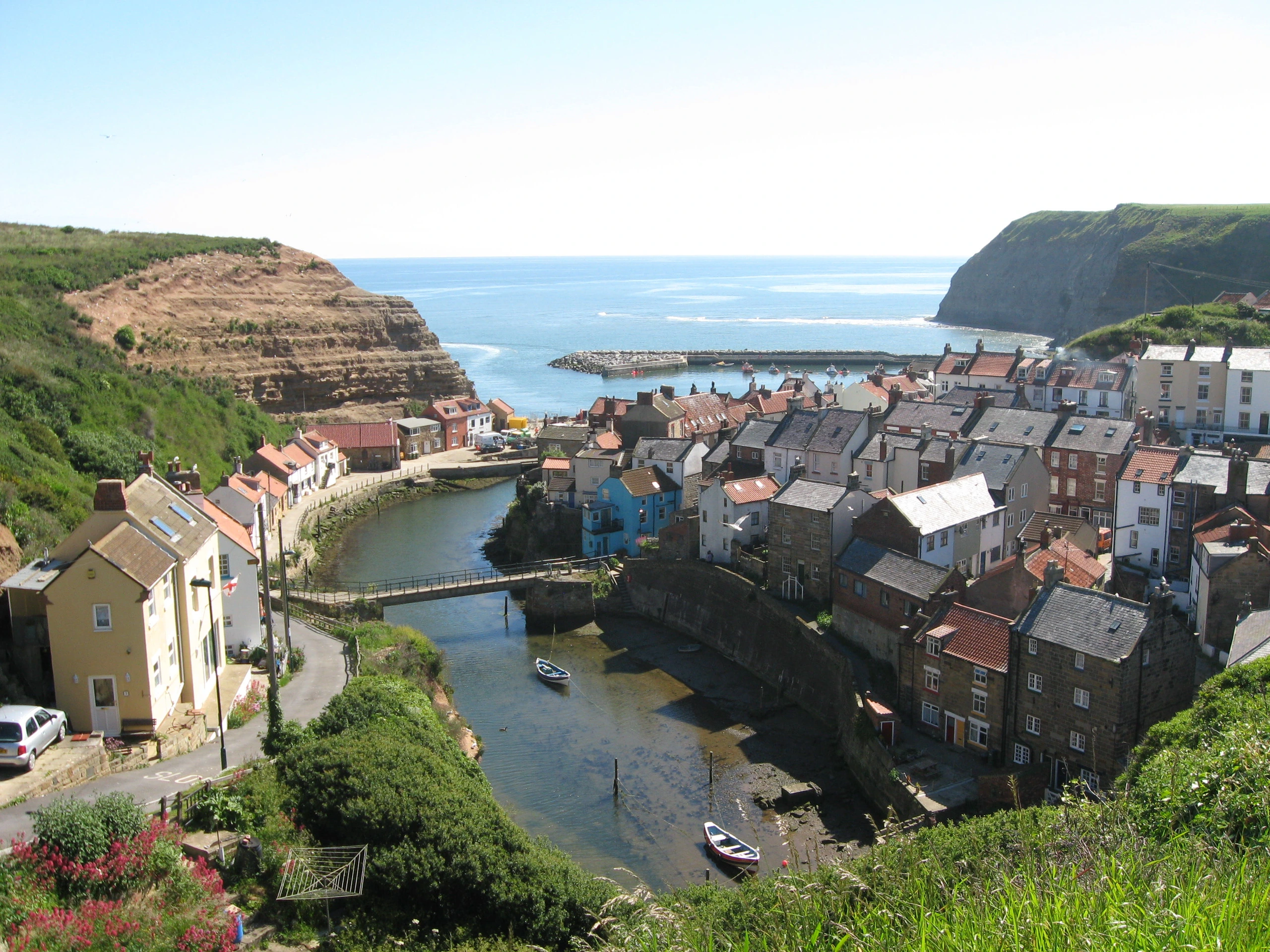 Fiskebyn Staithes, England