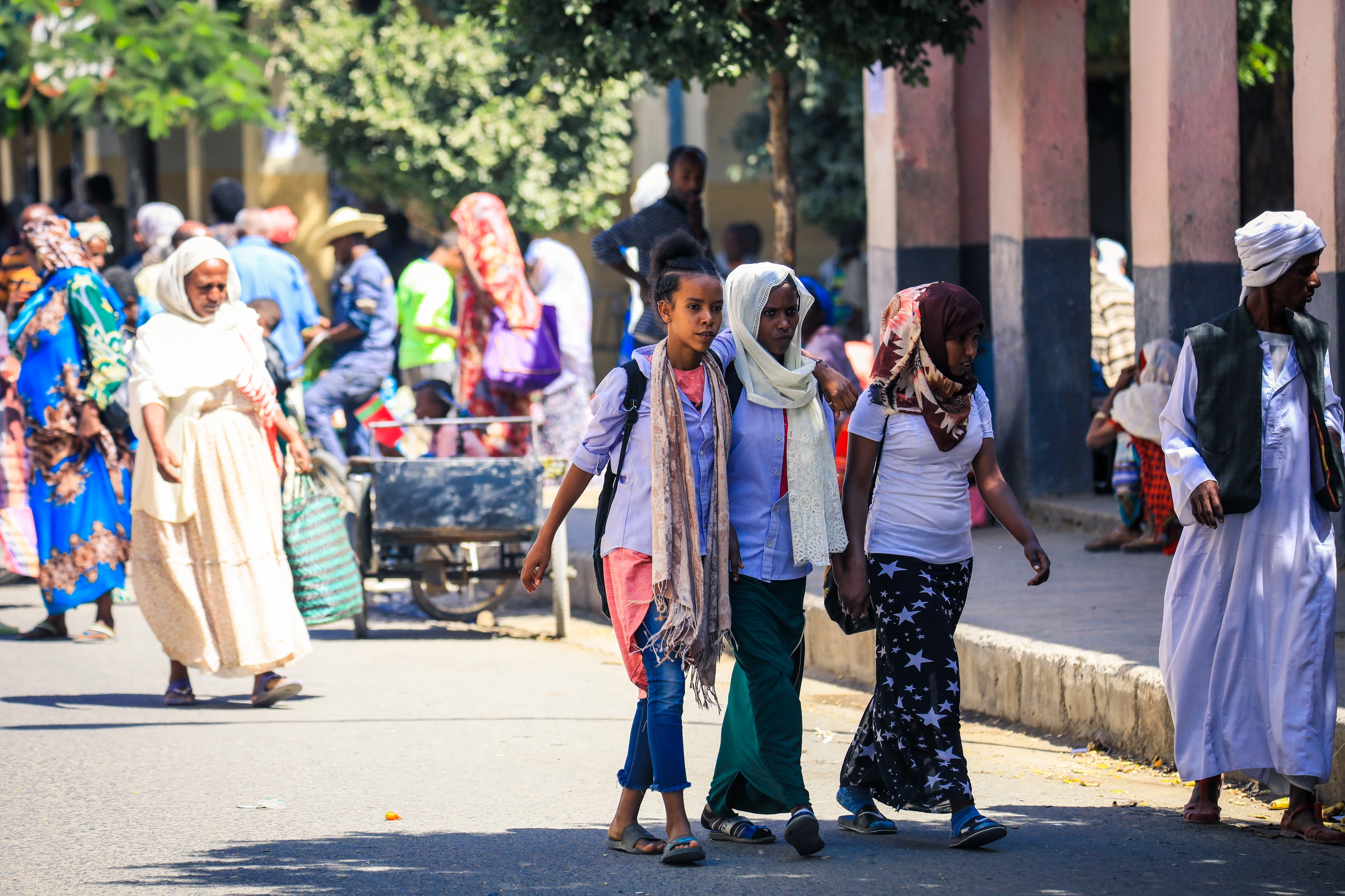 Keren marknad i Eritrea
