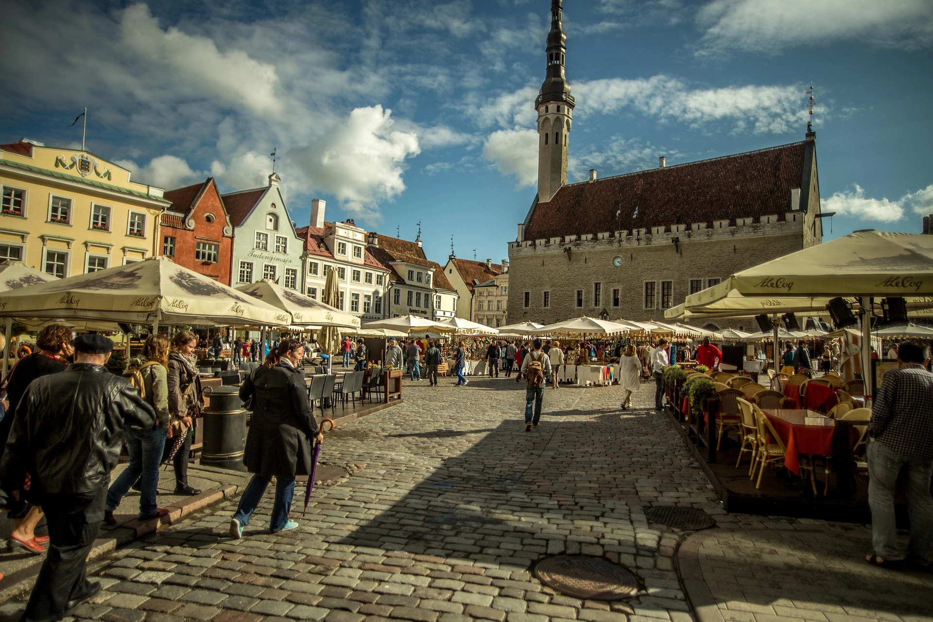 Tallinn, stadsvy, Estland