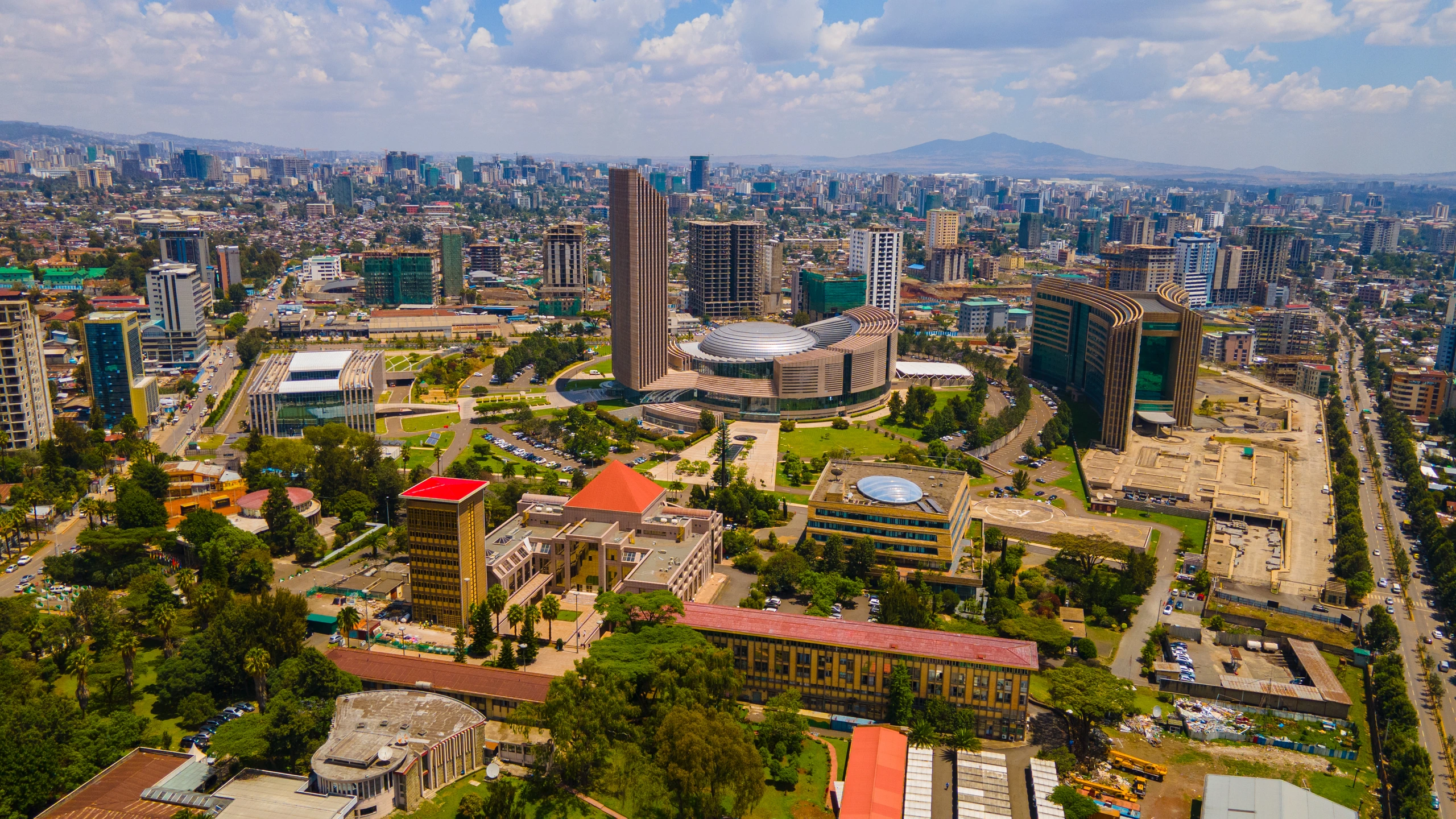 Afrikanska unionen i Addis Ababa, Etiopien