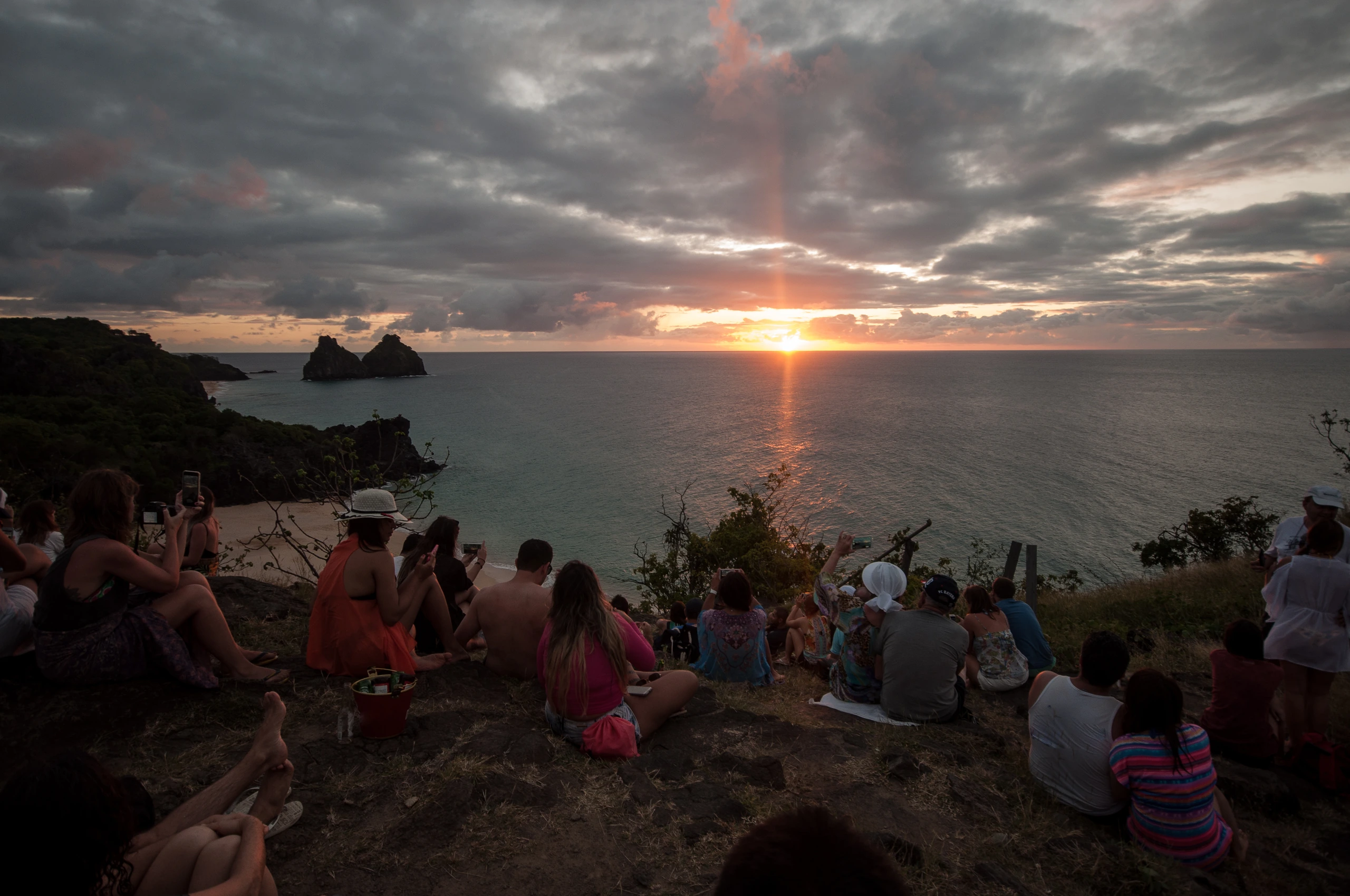 Solnedgång i Boldro Beach, Fernando de Noronha