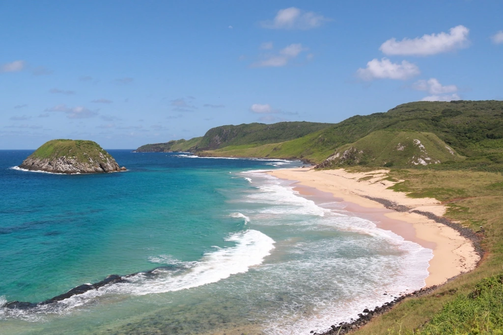 Utsikt över Praia do Leão, Fernando de Noronha