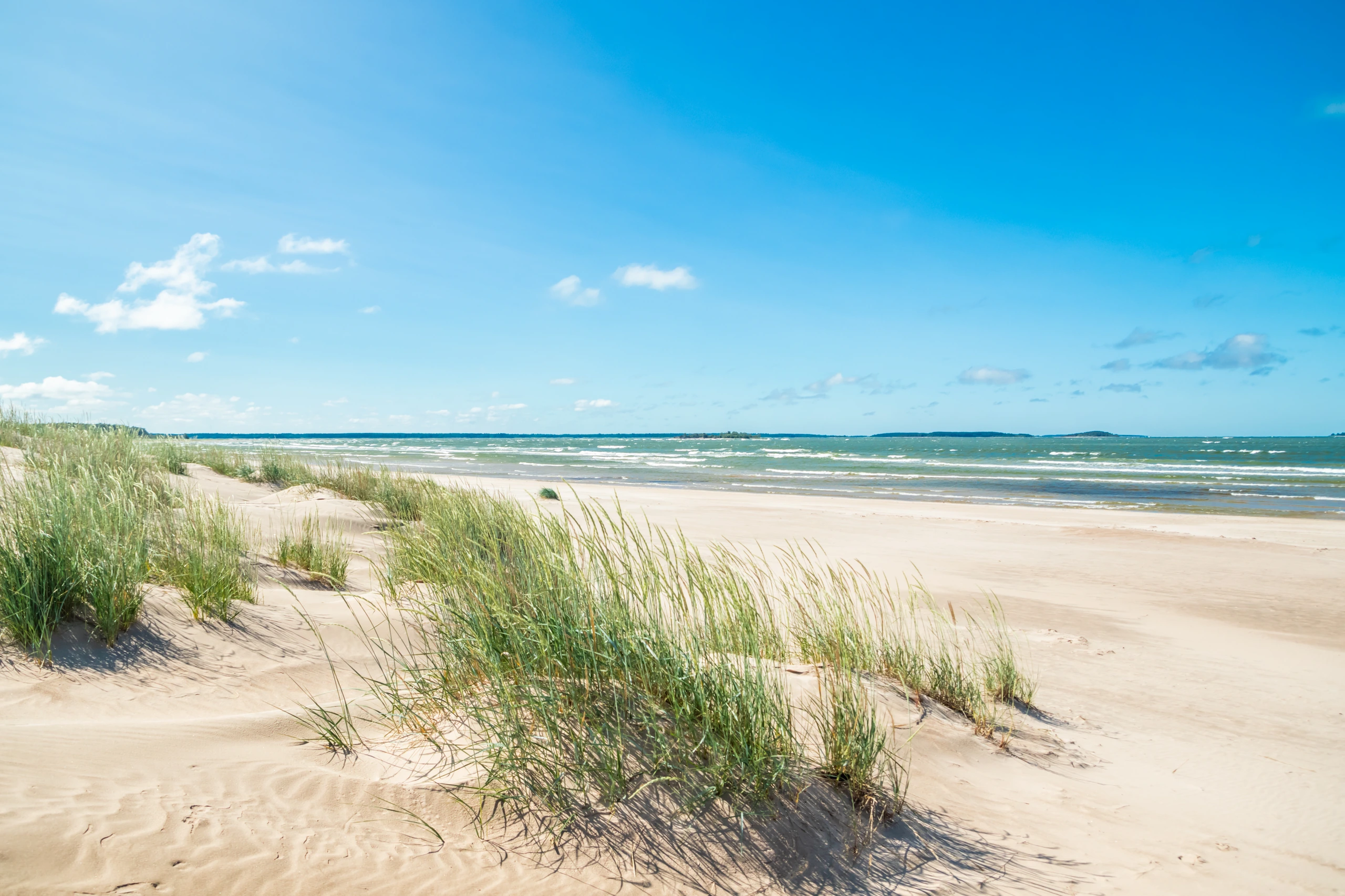 Sandstranden Yyteri i Pori, Finland
