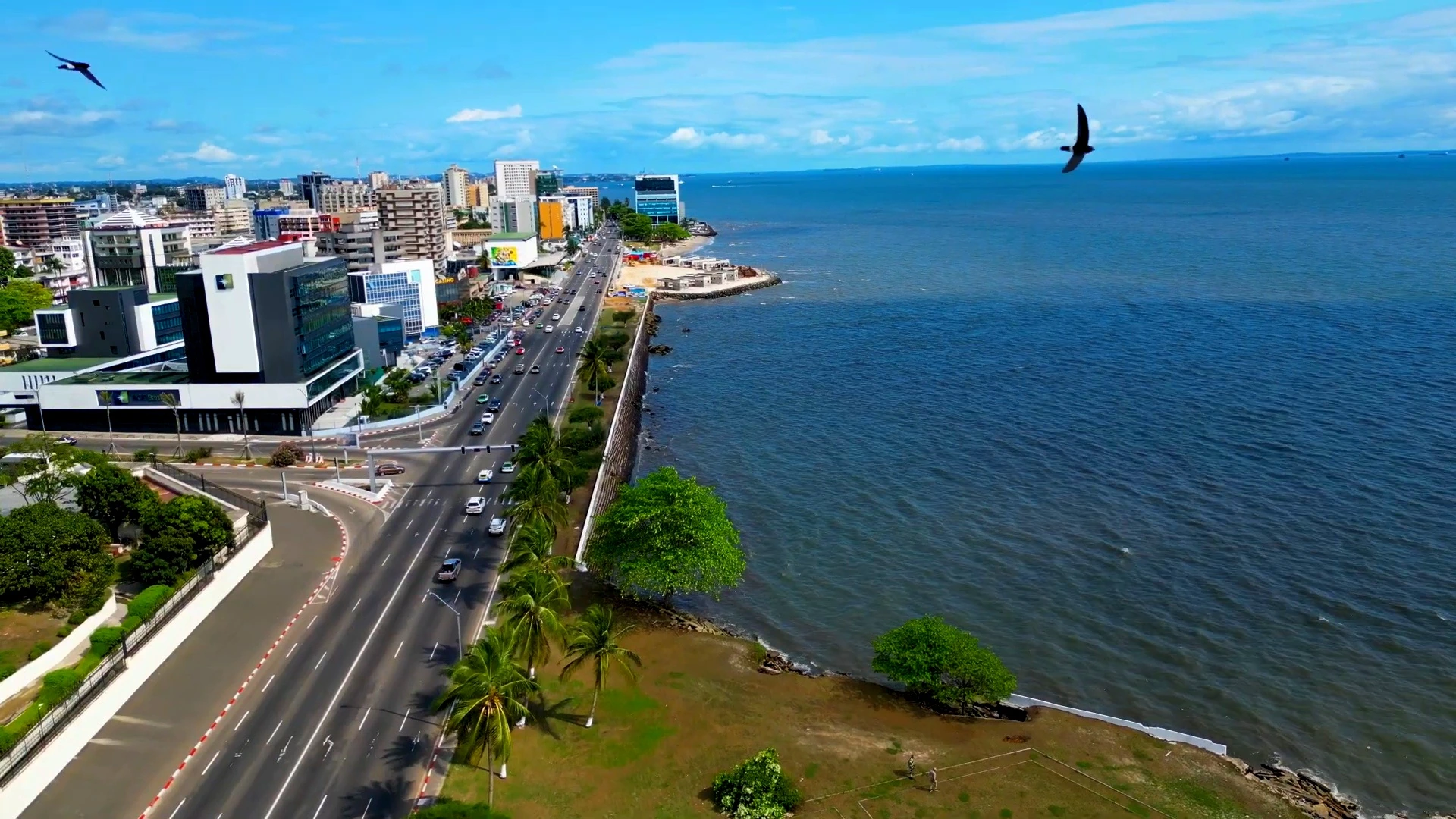 Librevilles strandpromenad, Gabon