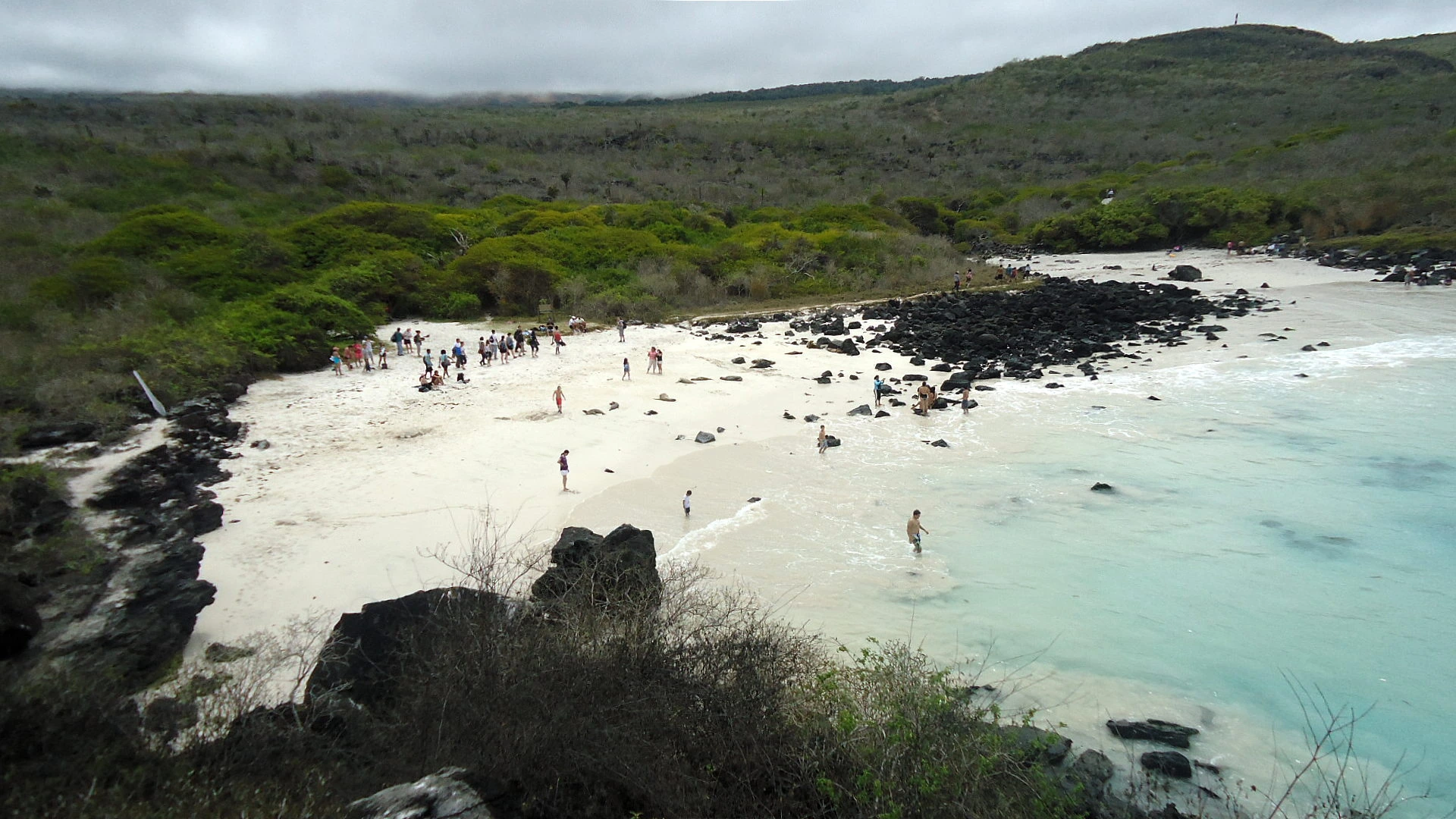 Playa de Puerto Chino, Galápagos, Galápagosöarna
